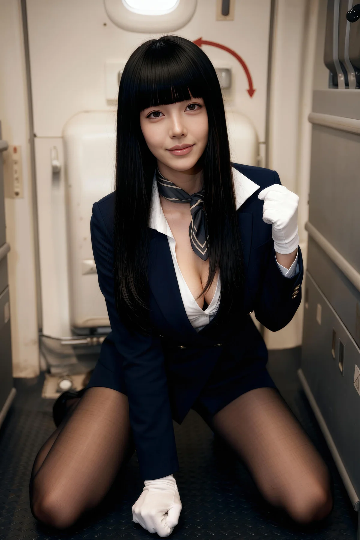AIG  No.390 九歌lina黑丝高跟ol制服 - 41
