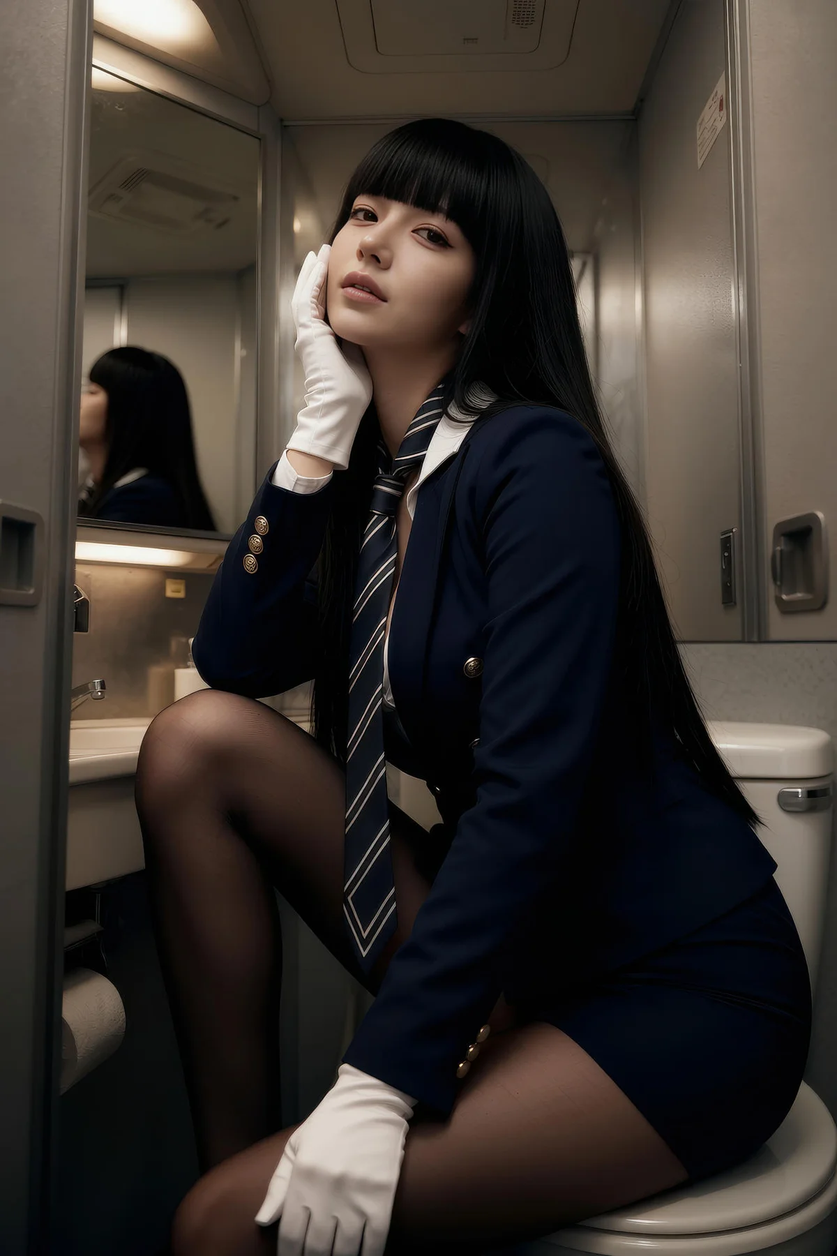 AIG  No.390 九歌lina黑丝高跟ol制服 - 50