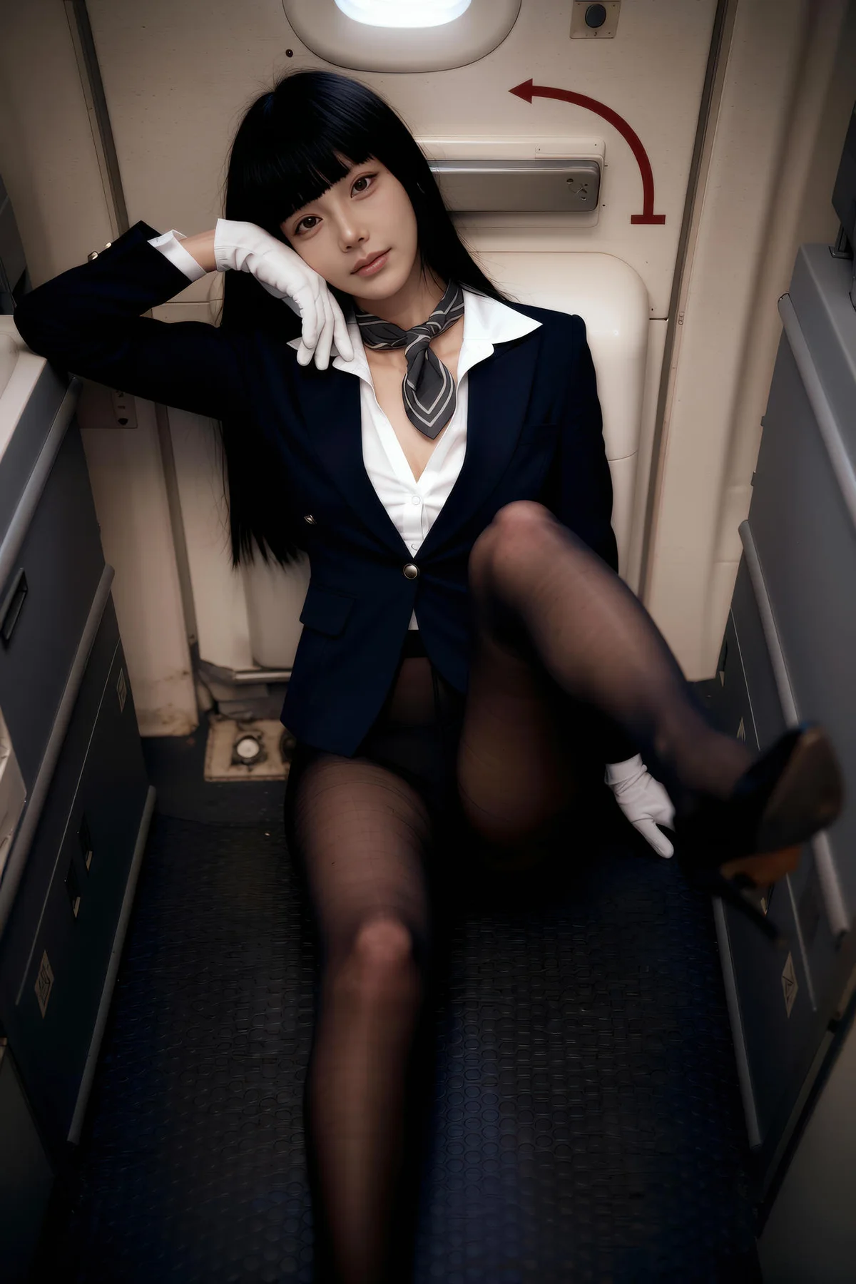 AIG  No.390 九歌lina黑丝高跟ol制服 - 60