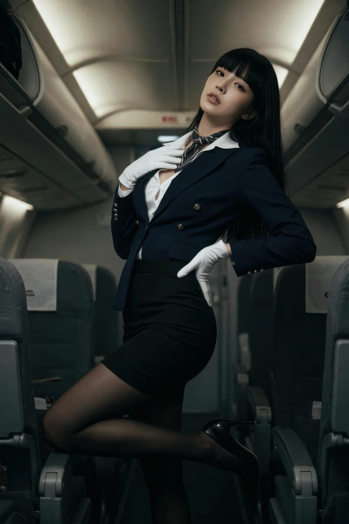 AIG  No.390 九歌lina黑丝高跟ol制服 - 66