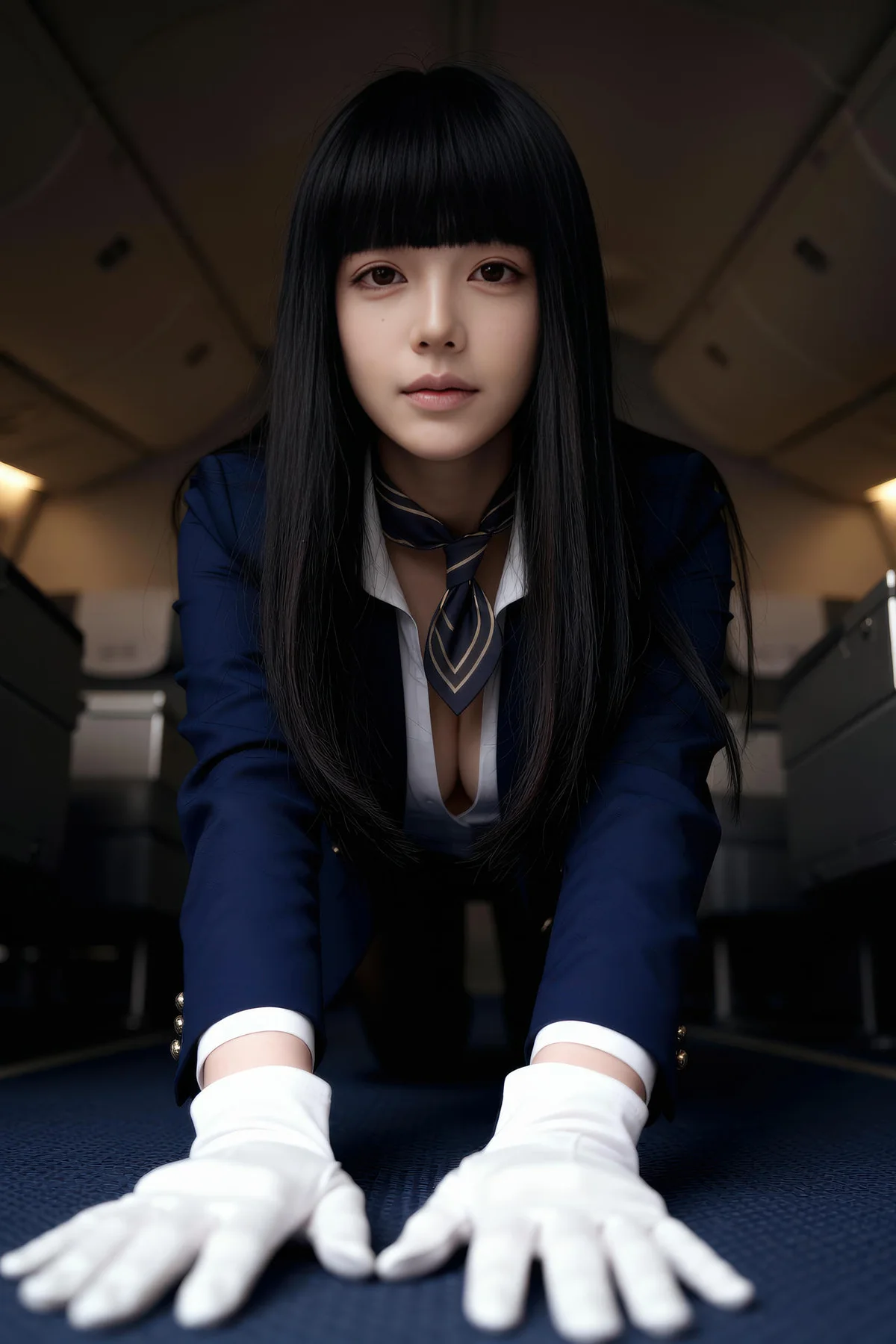 AIG  No.390 九歌lina黑丝高跟ol制服 - 75