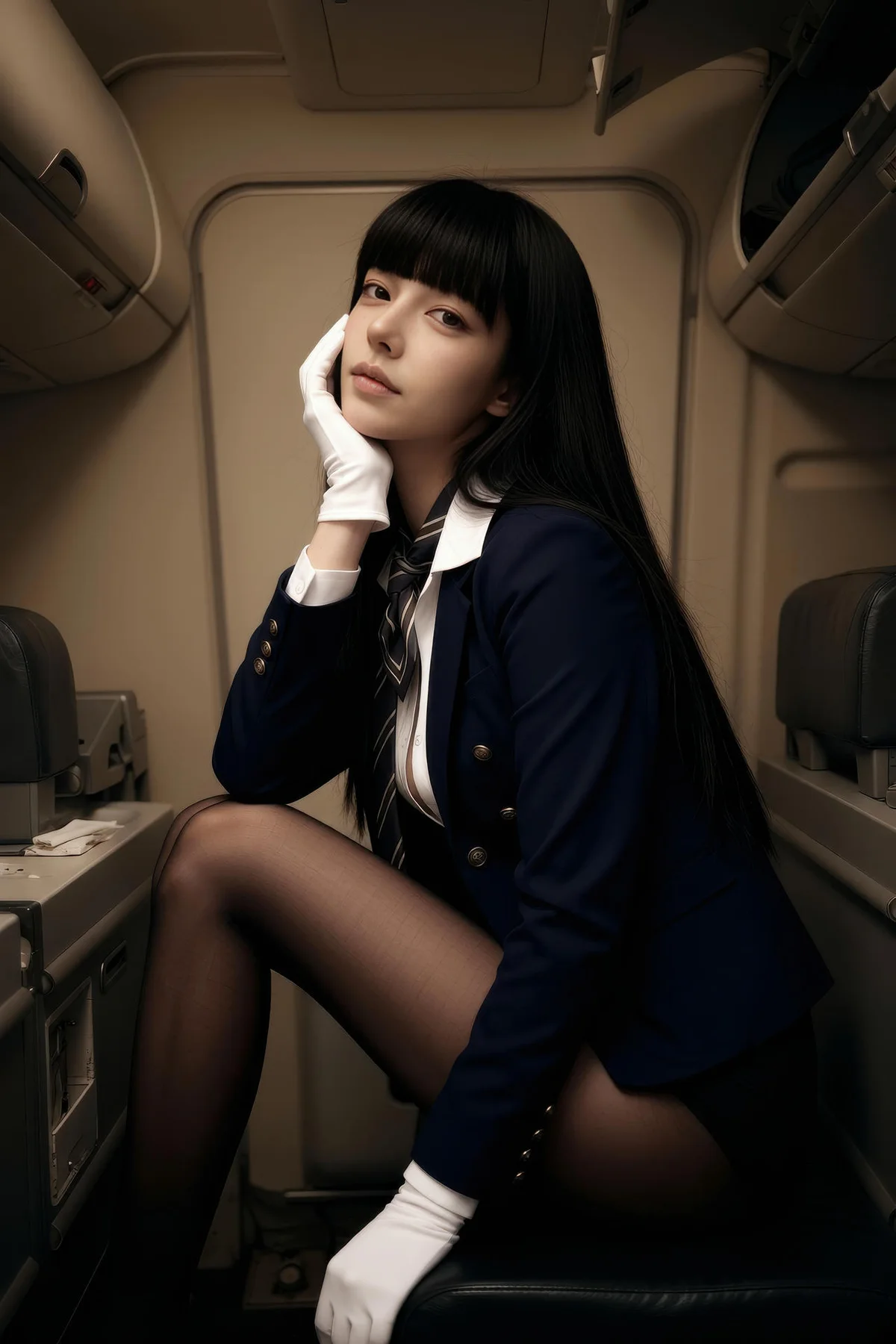 AIG  No.390 九歌lina黑丝高跟ol制服 - 79