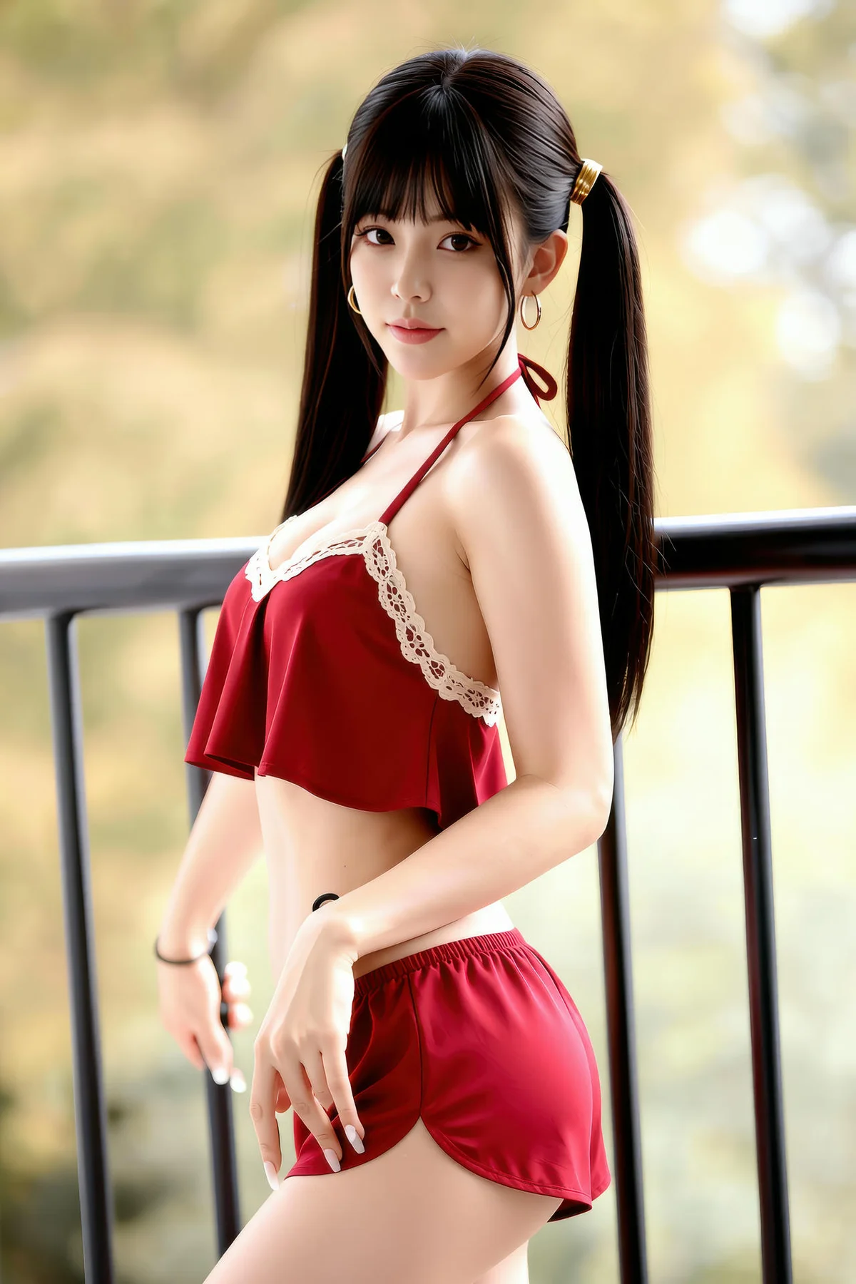 AIG  No.403 柚柚sasa性感香肩睡衣 - 14
