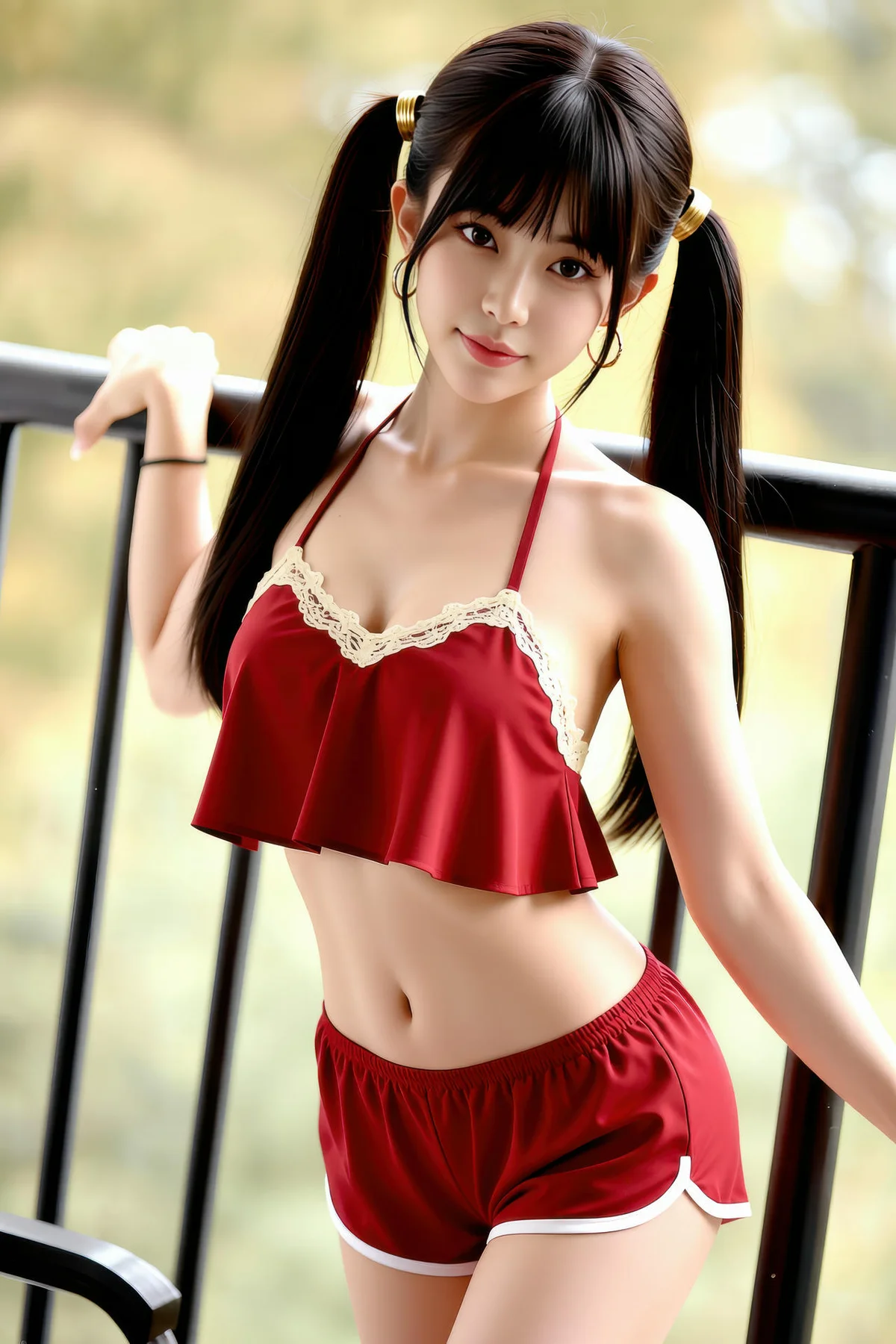 AIG  No.403 柚柚sasa性感香肩睡衣 - 19