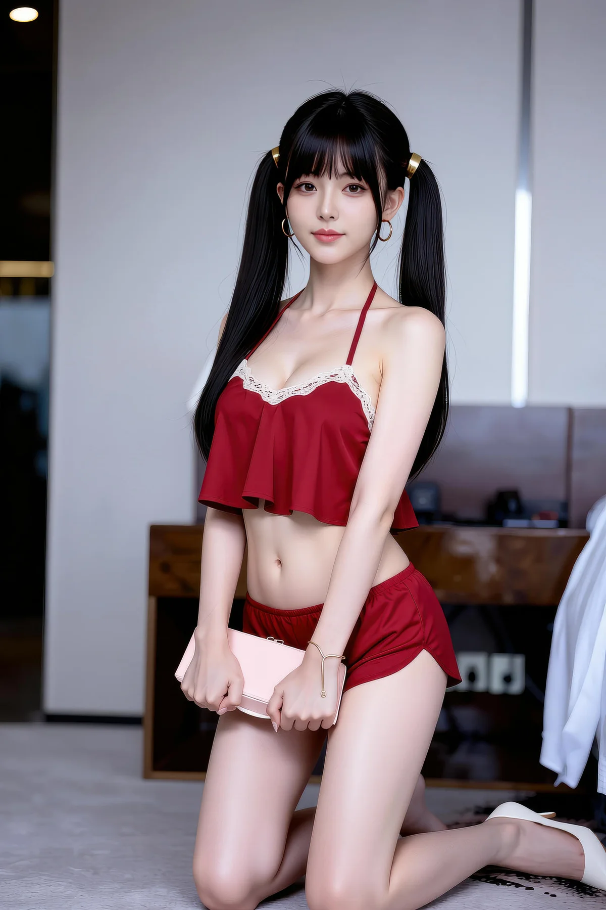 AIG  No.403 柚柚sasa性感香肩睡衣 - 34