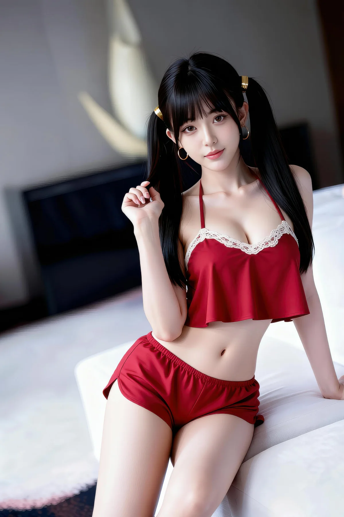 AIG  No.403 柚柚sasa性感香肩睡衣 - 36