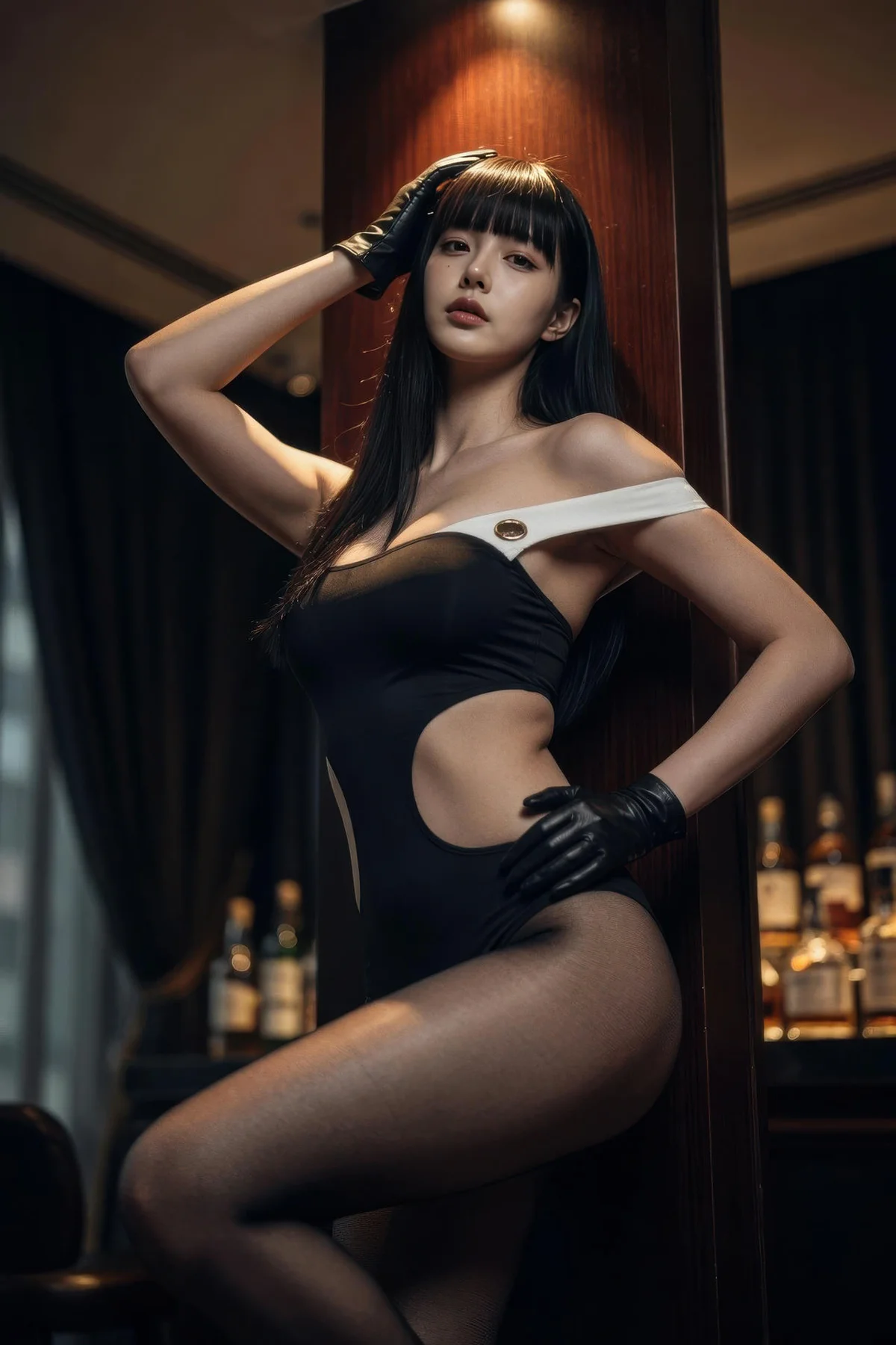 AIG  No.407 九歌lina欧美范黑丝 - 41
