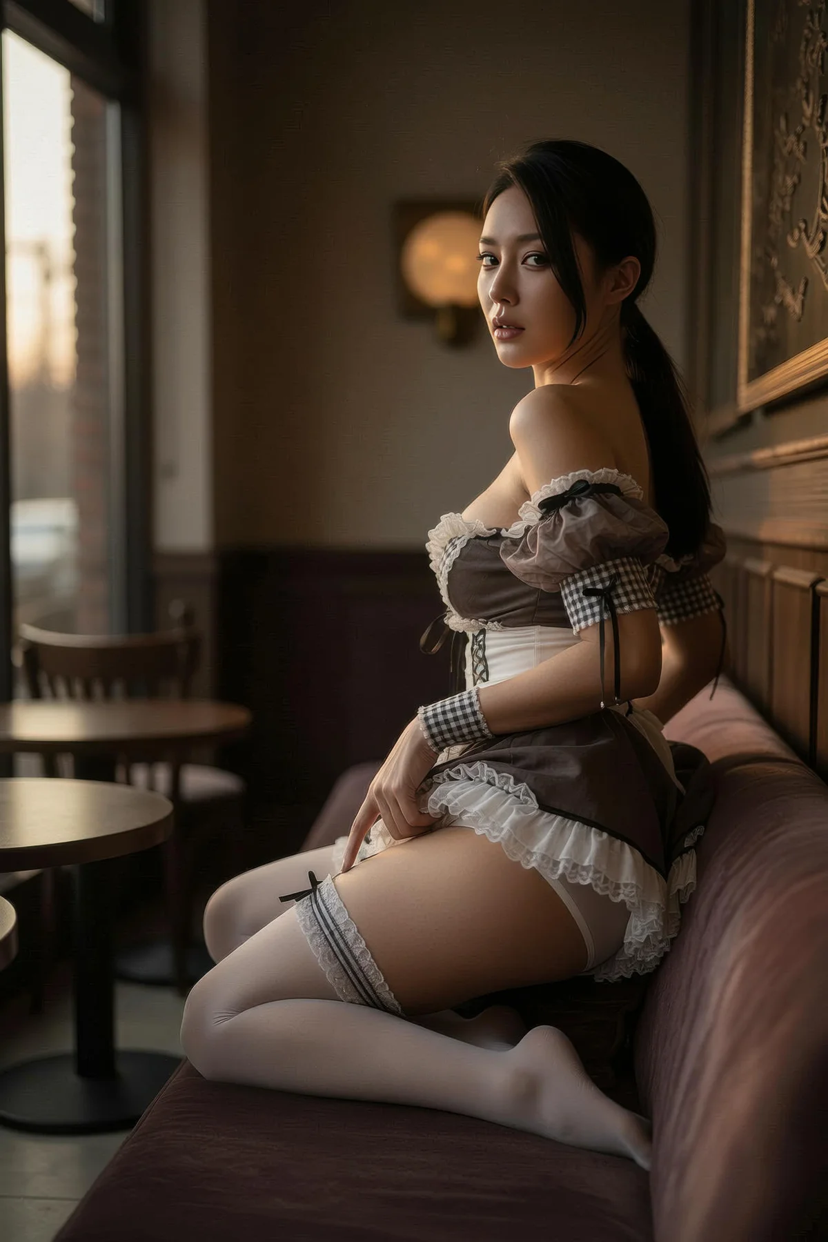 AIG  No.409 柒琪喵女仆爆乳写真 - 44