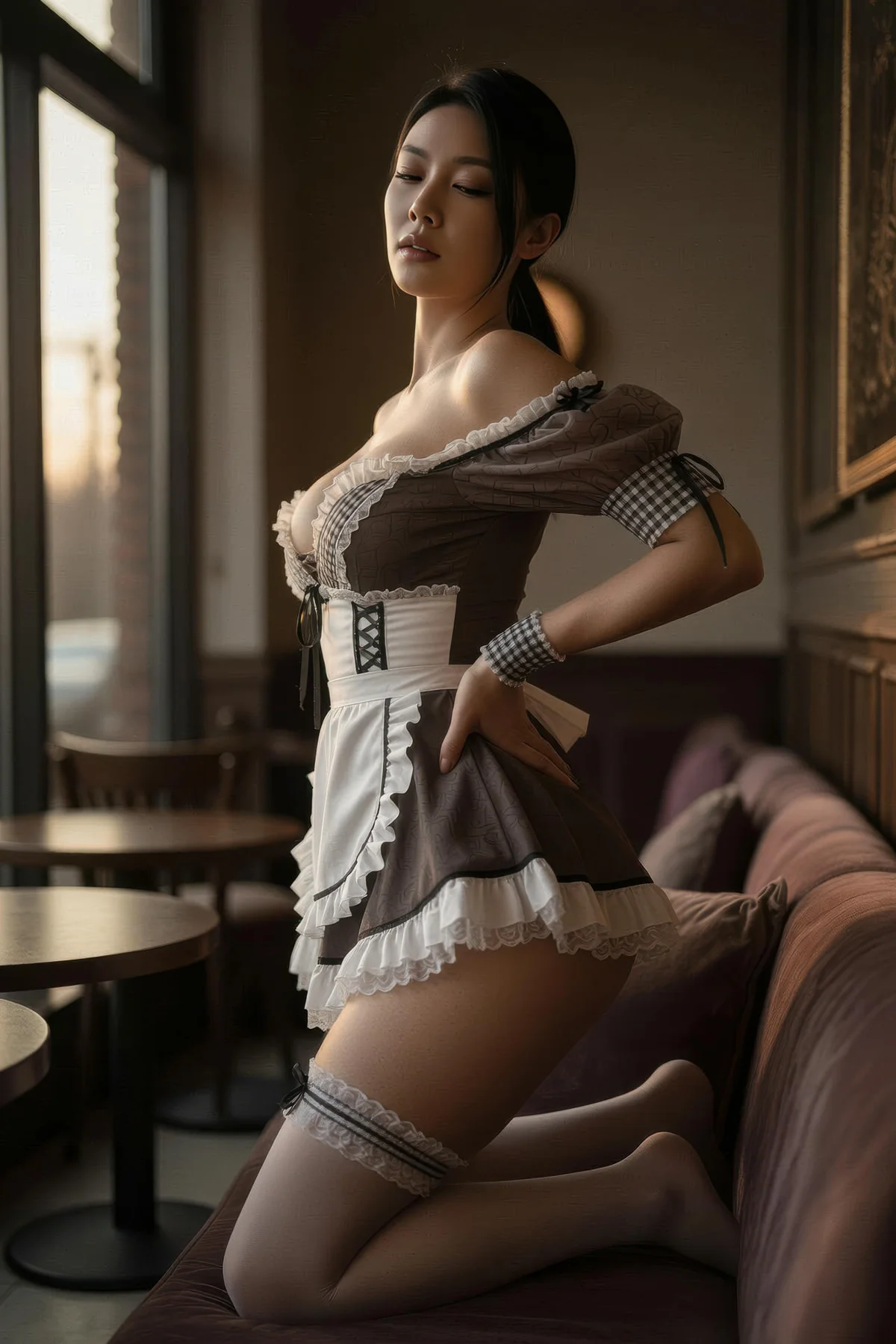 AIG  No.409 柒琪喵女仆爆乳写真 - 54