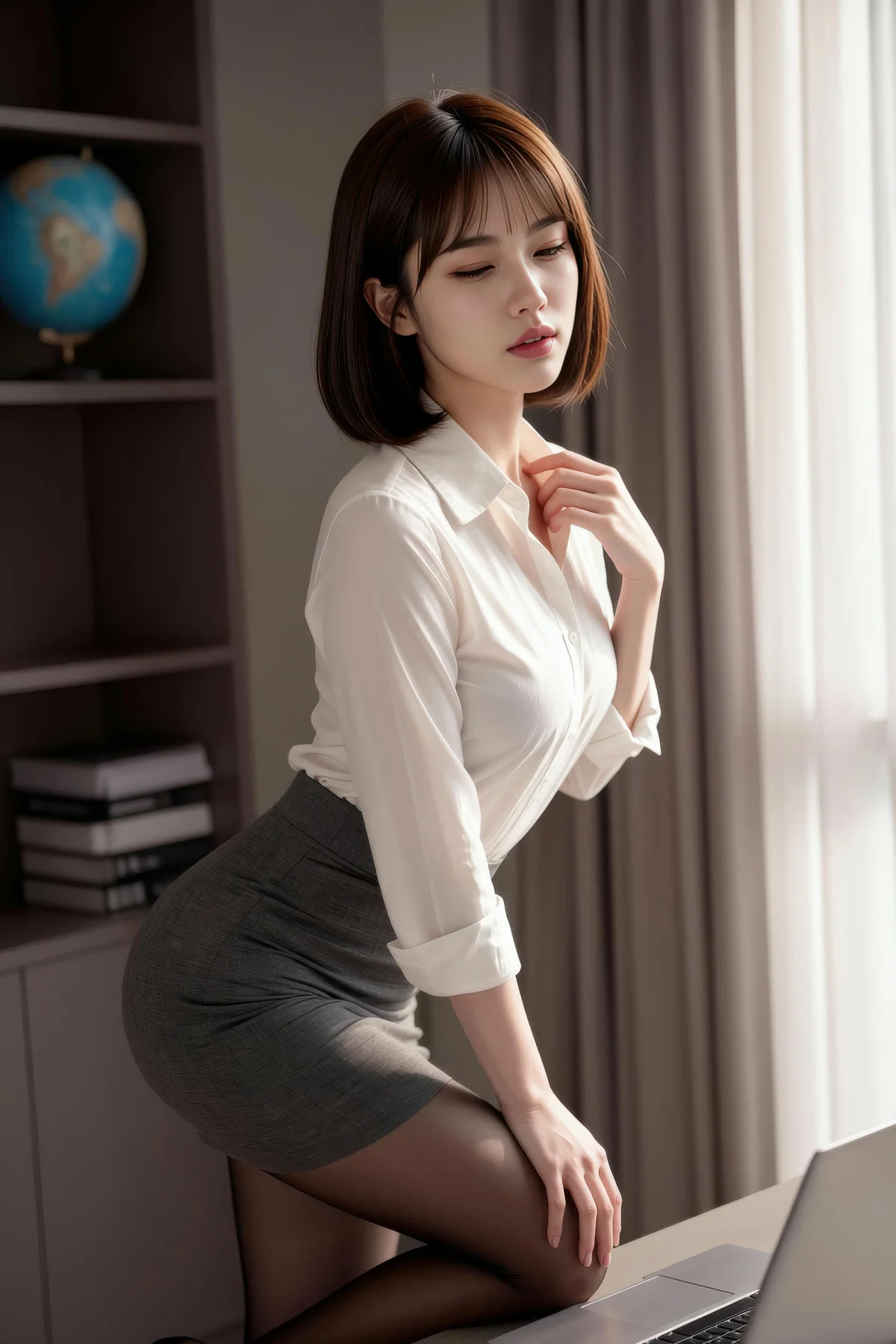 AIG  No.414 小乔办公室ol制服 - 16