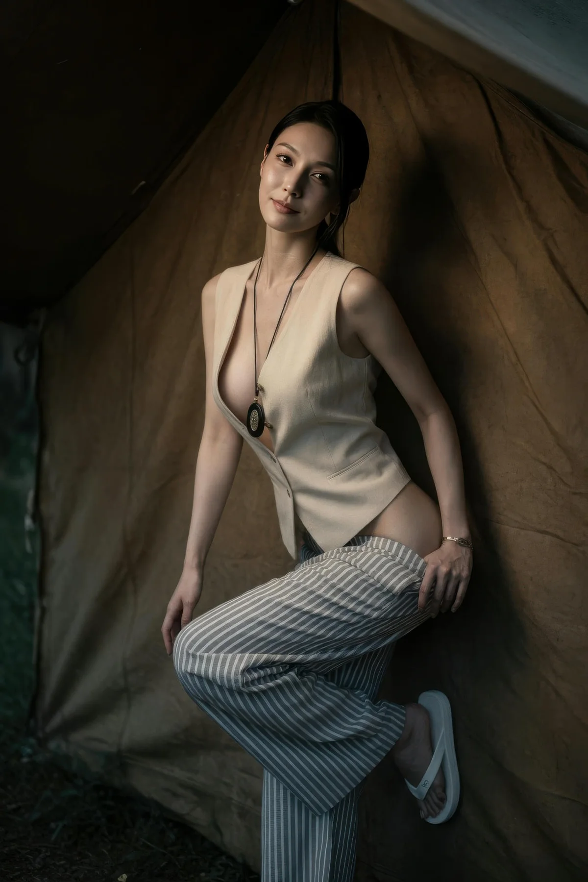 AIG  No.420 柒琪喵爆乳森林写真 - 18