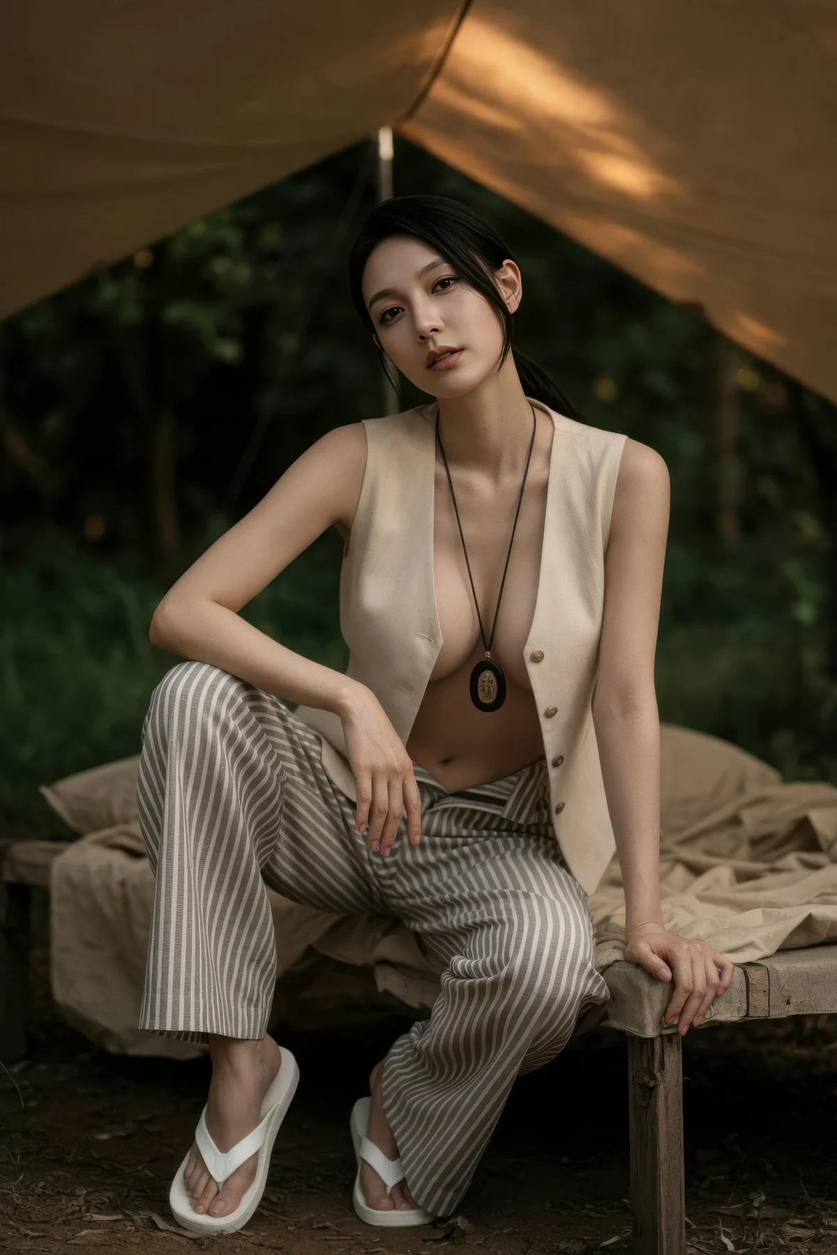 AIG  No.420 柒琪喵爆乳森林写真 - 21