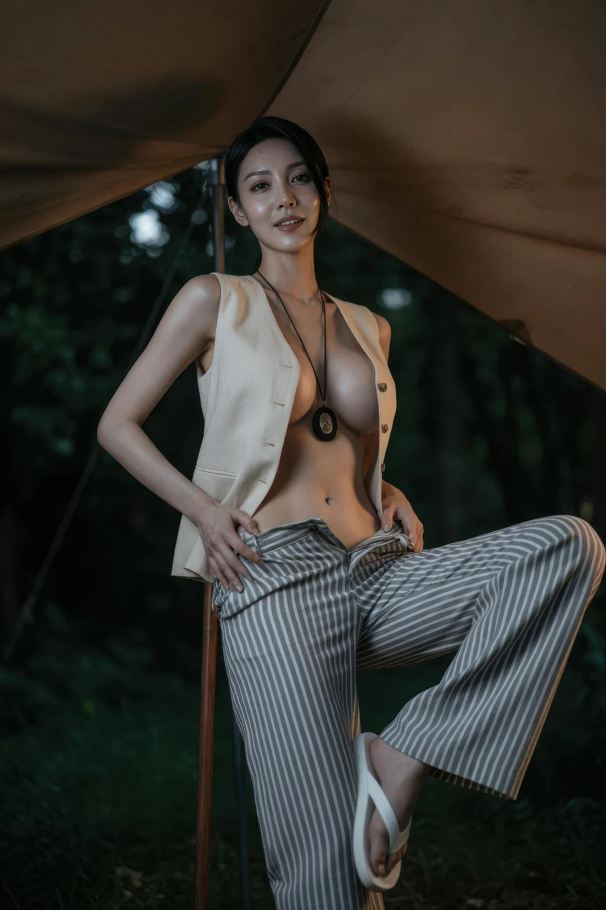 AIG  No.420 柒琪喵爆乳森林写真 - 26