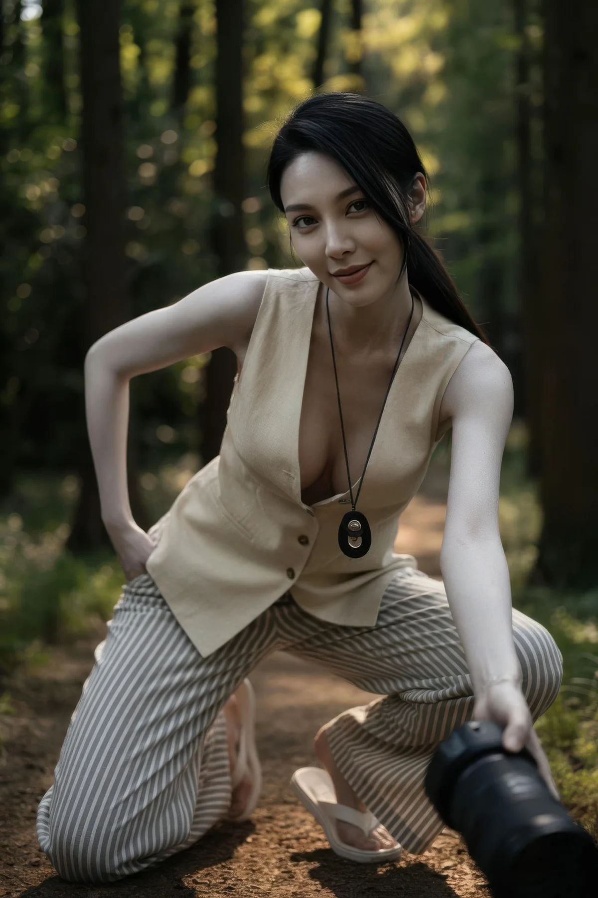 AIG  No.420 柒琪喵爆乳森林写真 - 40