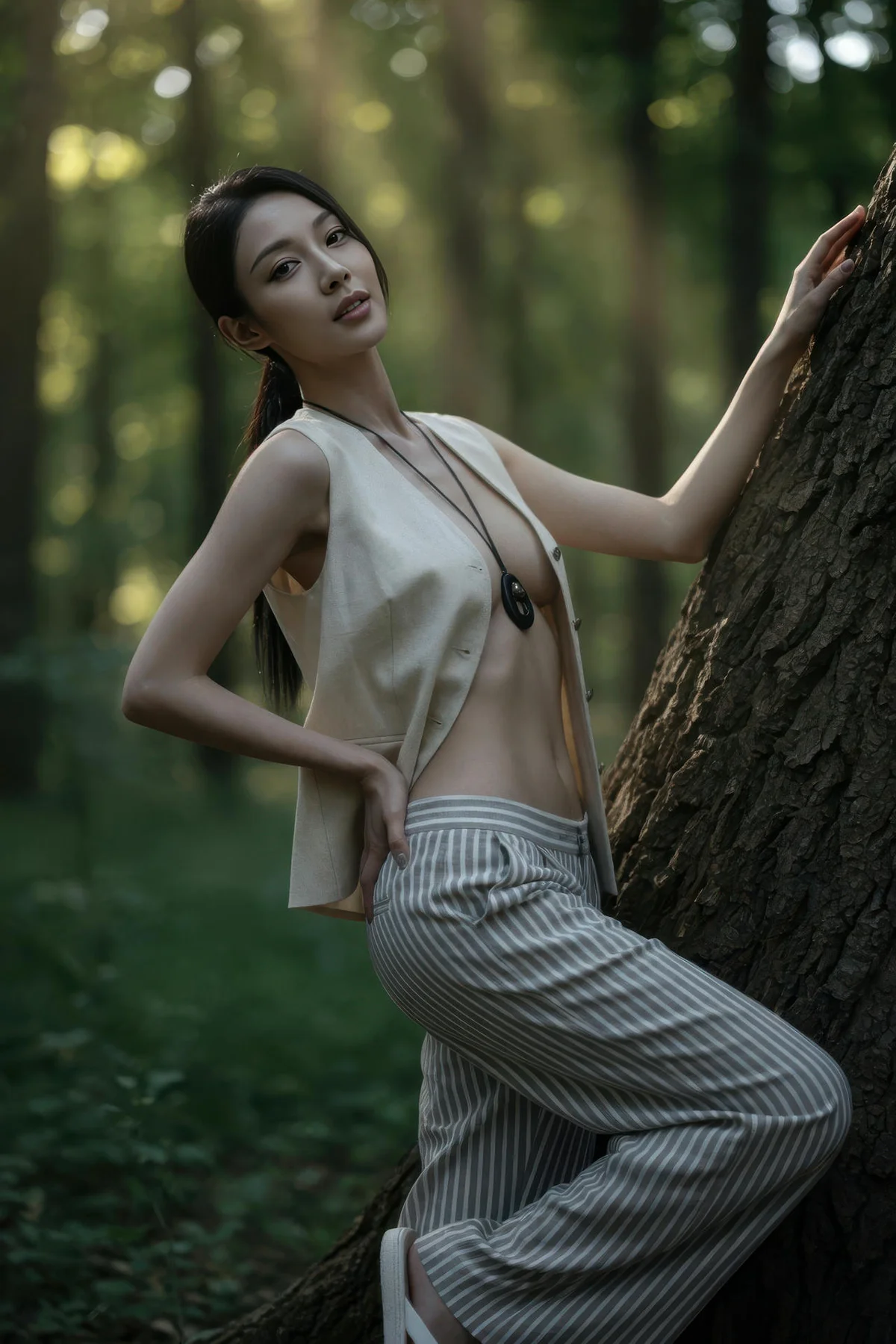 AIG  No.420 柒琪喵爆乳森林写真 - 41