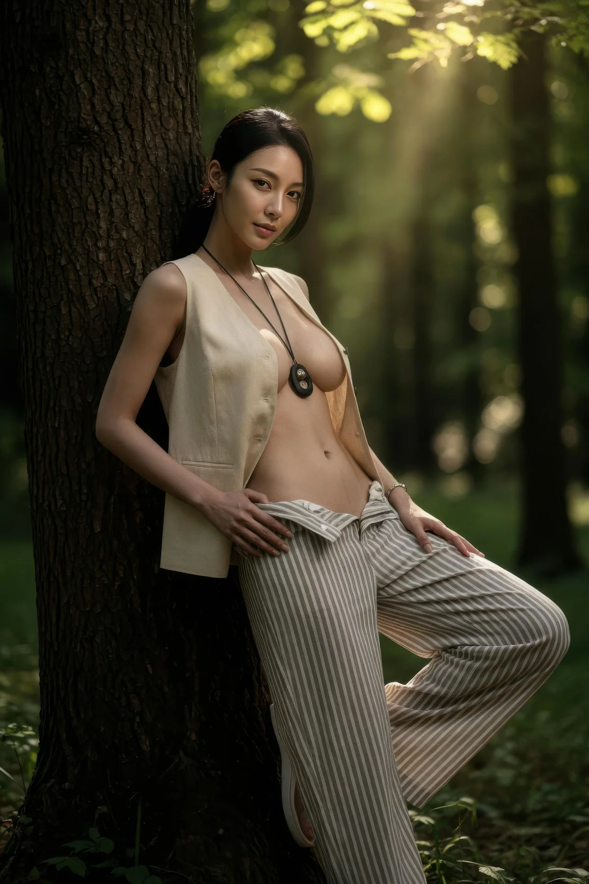 AIG  No.420 柒琪喵爆乳森林写真 - 46