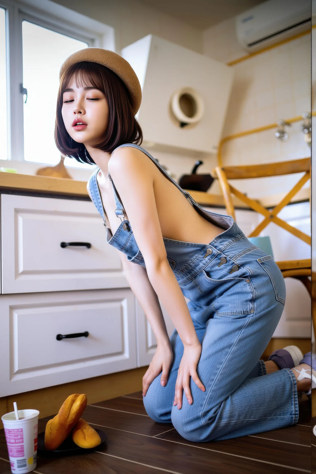 AIG  No.422 小乔俏皮爆乳背带裤写真 - 34