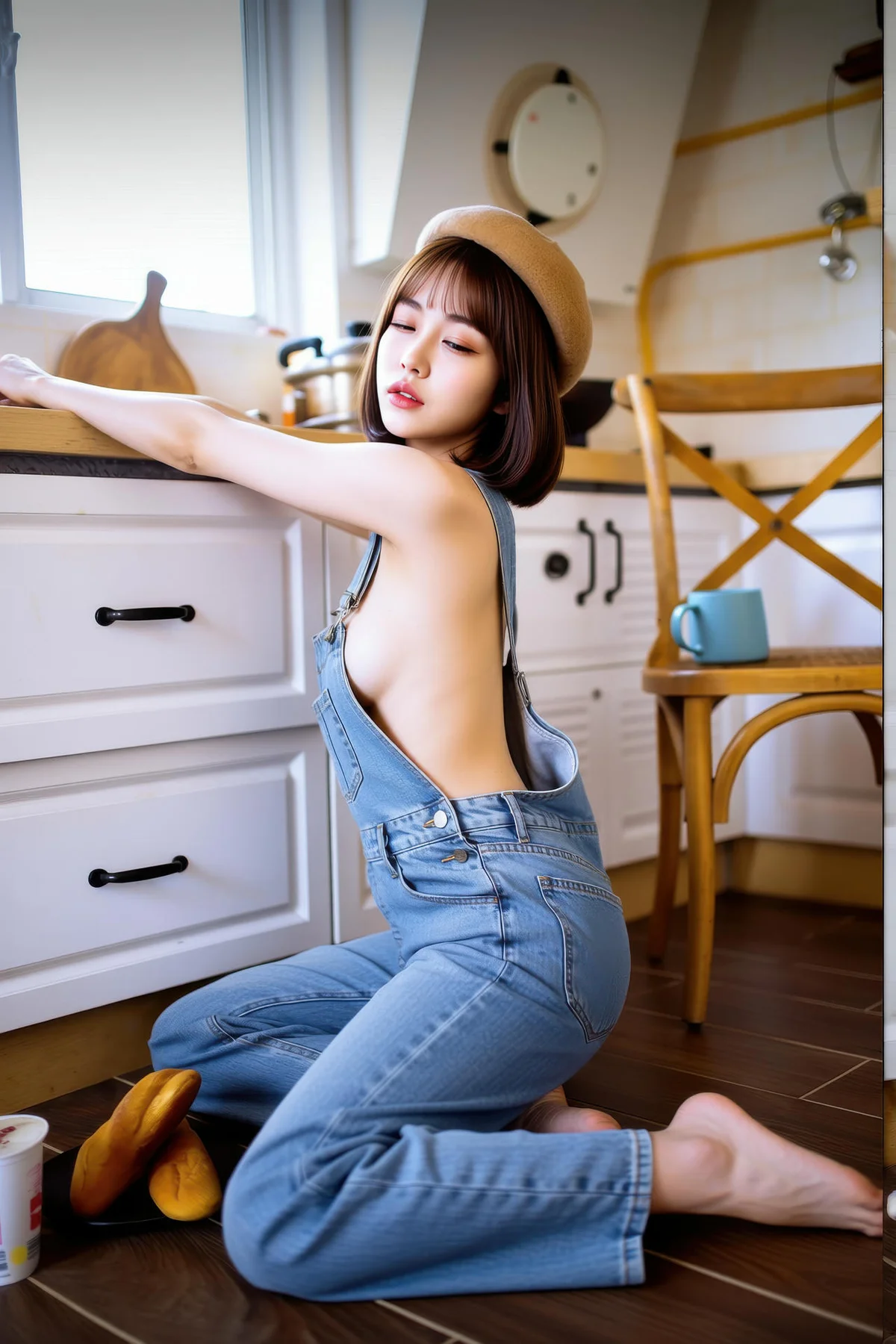 AIG  No.422 小乔俏皮爆乳背带裤写真 - 40
