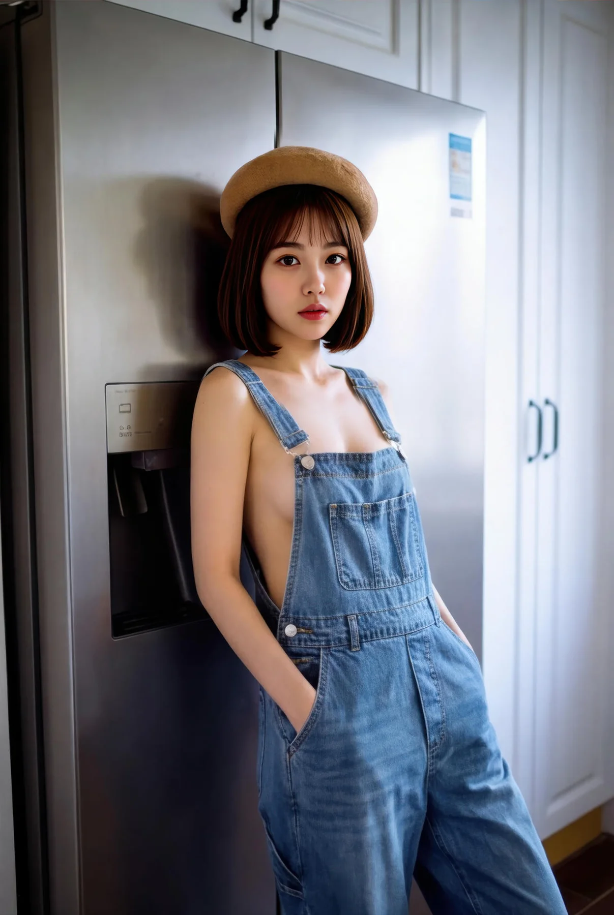AIG  No.422 小乔俏皮爆乳背带裤写真 - 43