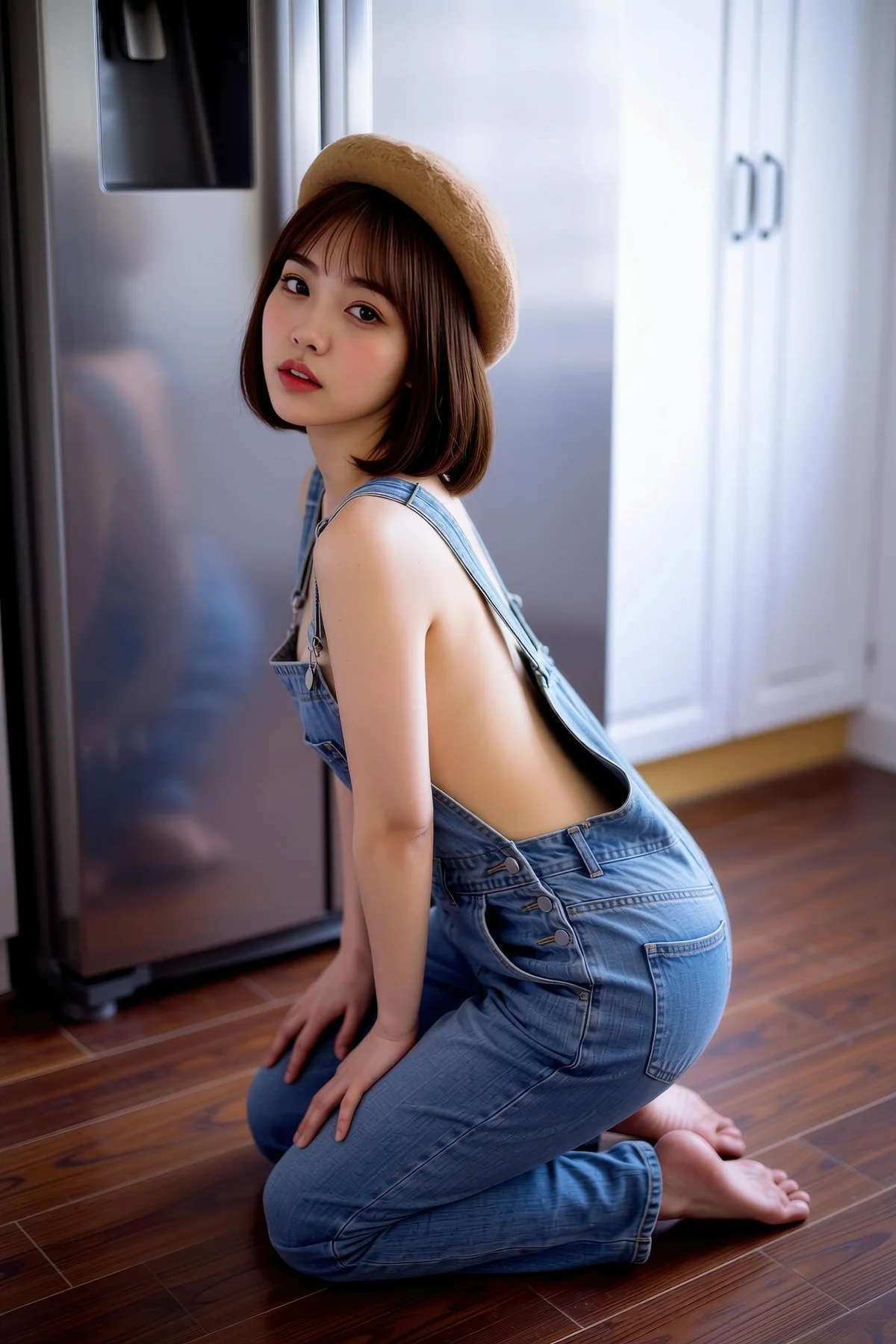 AIG  No.422 小乔俏皮爆乳背带裤写真 - 46
