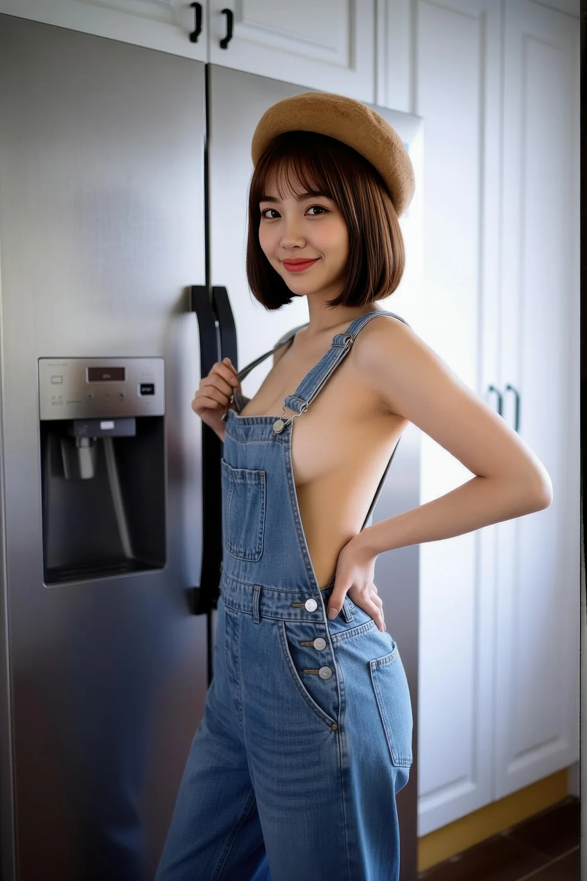 AIG  No.422 小乔俏皮爆乳背带裤写真 - 48
