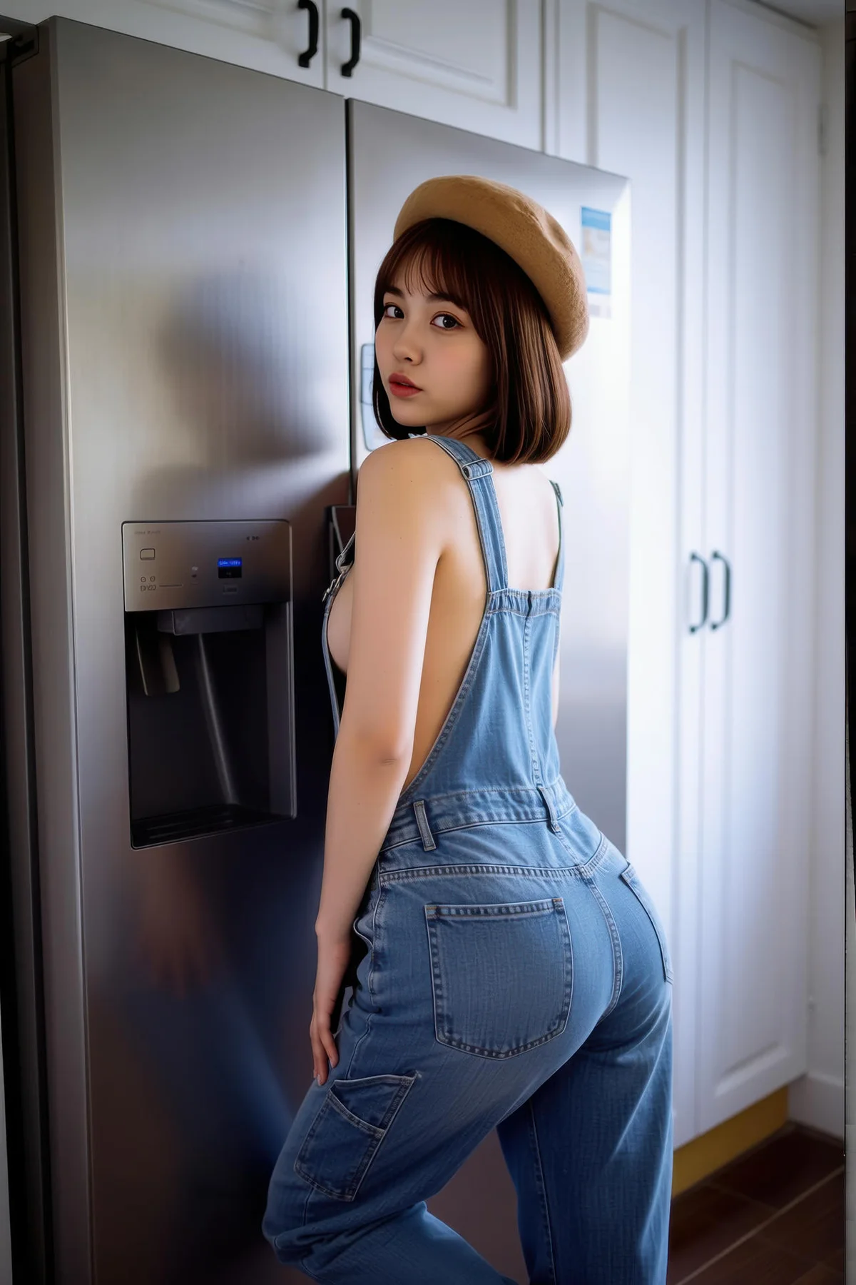 AIG  No.422 小乔俏皮爆乳背带裤写真 - 49
