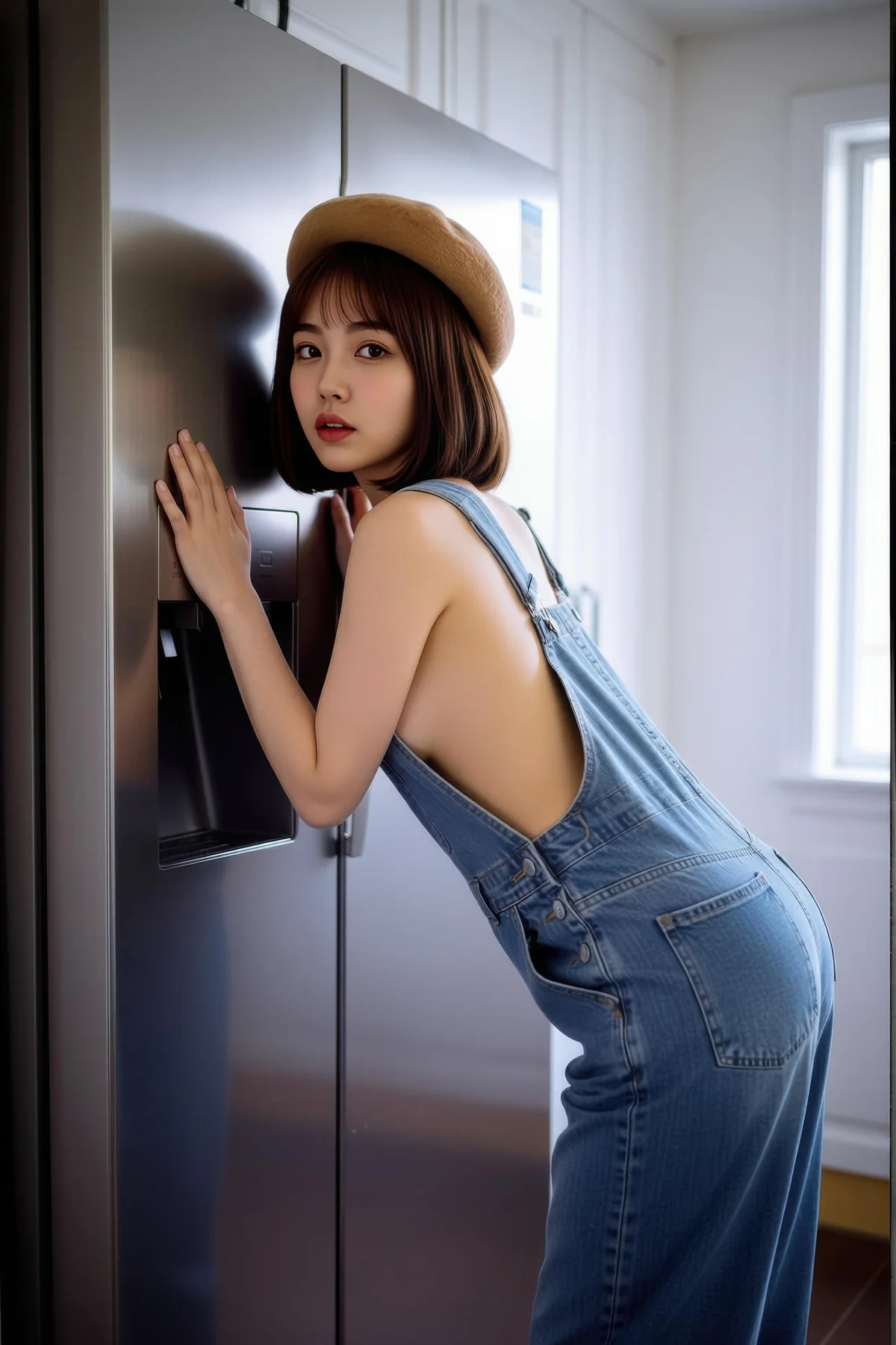 AIG  No.422 小乔俏皮爆乳背带裤写真 - 50