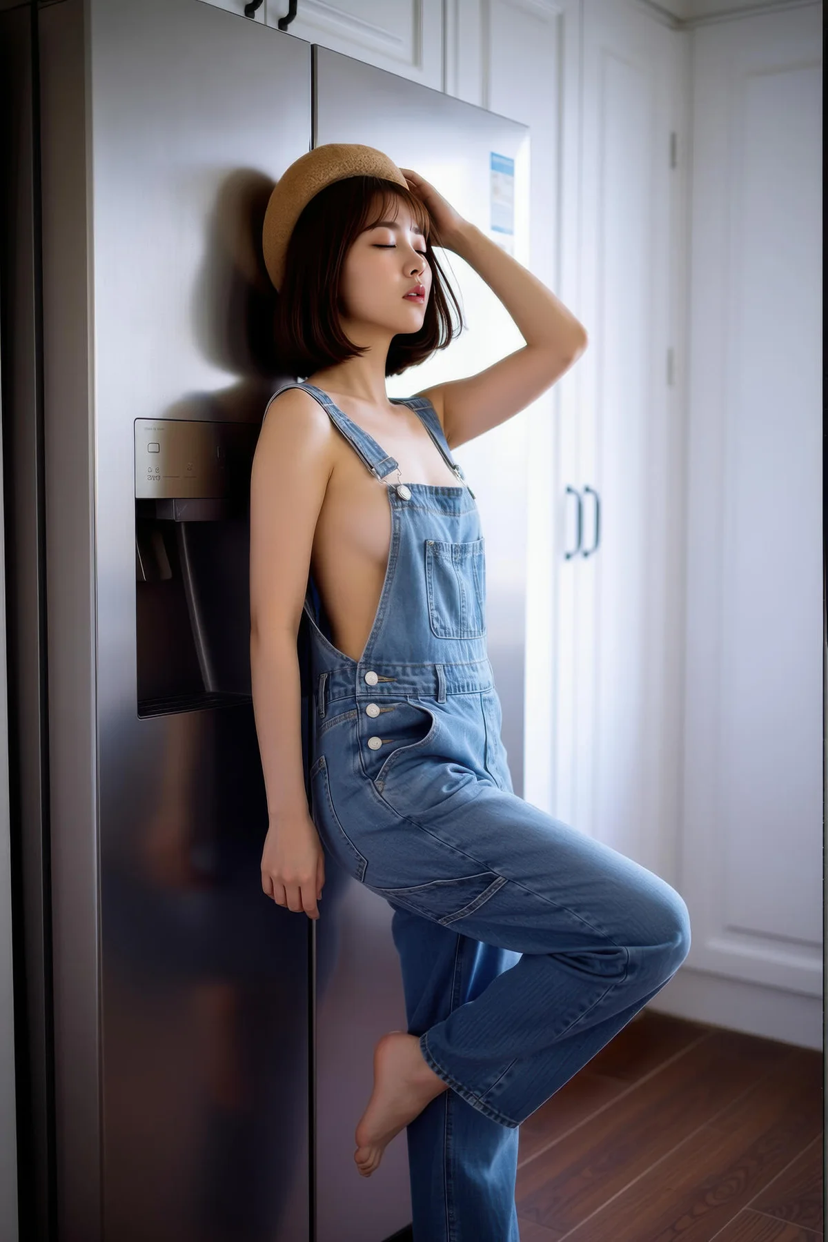 AIG  No.422 小乔俏皮爆乳背带裤写真 - 51