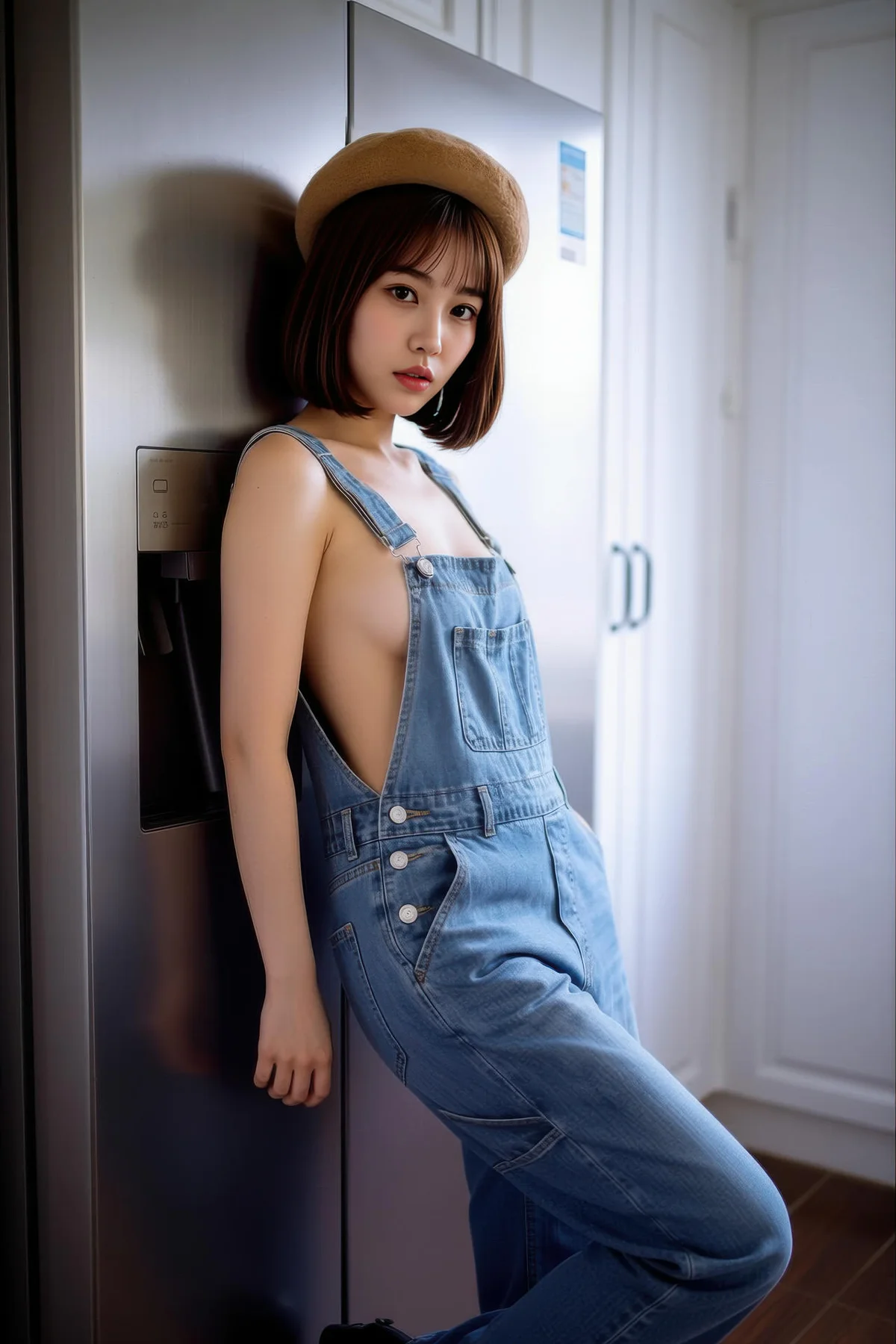 AIG  No.422 小乔俏皮爆乳背带裤写真 - 53