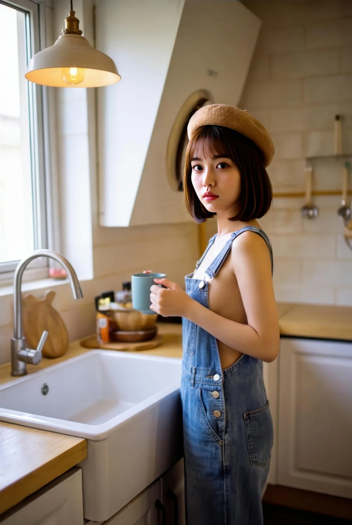 AIG  No.422 小乔俏皮爆乳背带裤写真 - 61