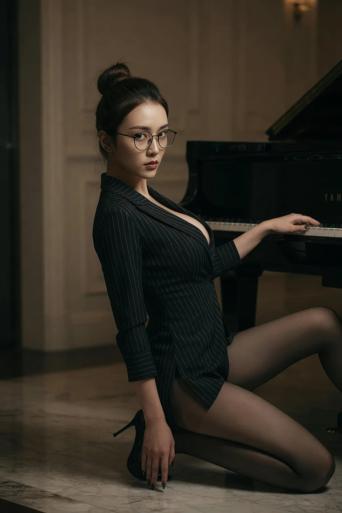 AIG  No.424 一柠爆乳制服黑丝 - 52