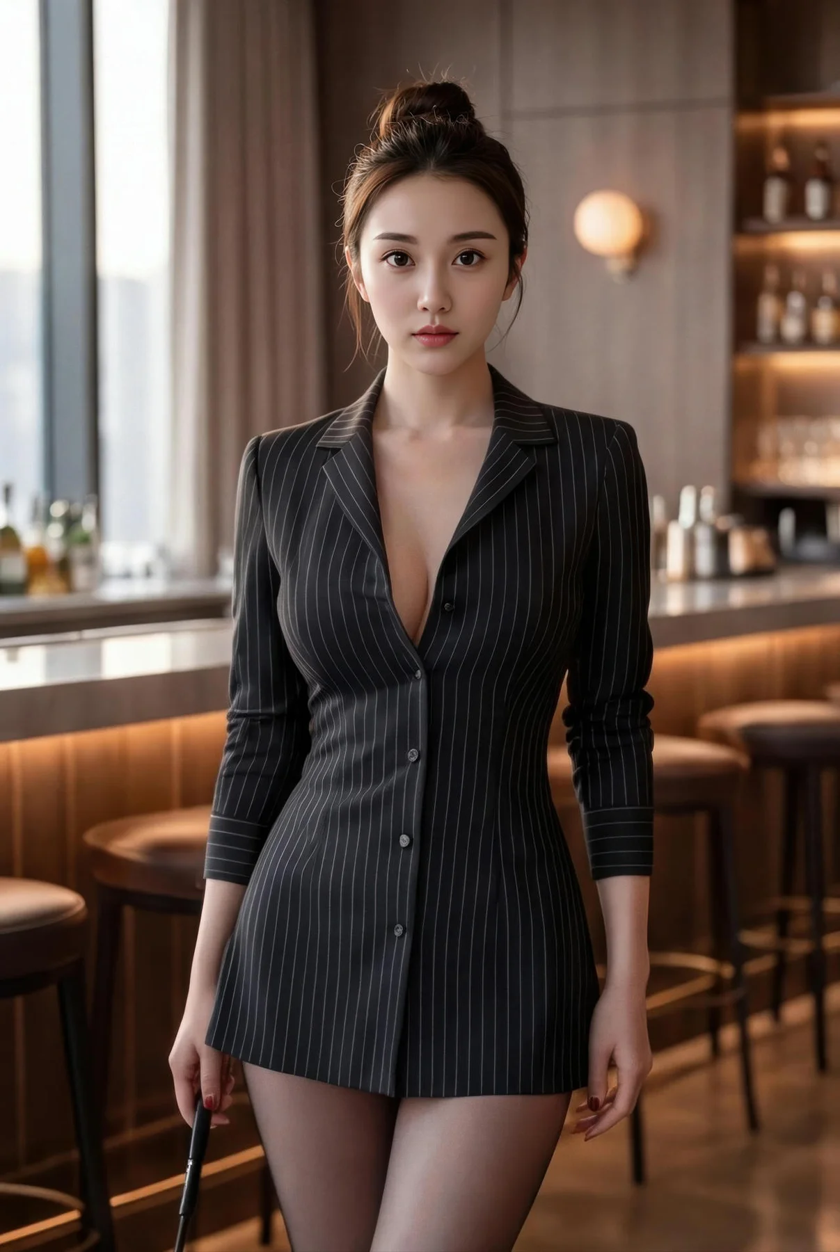 AIG  No.424 一柠爆乳制服黑丝 - 53