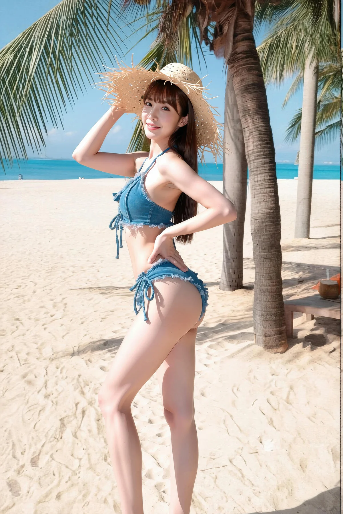 AIG  No.425 婉婉牛仔沙滩比基尼 - 26