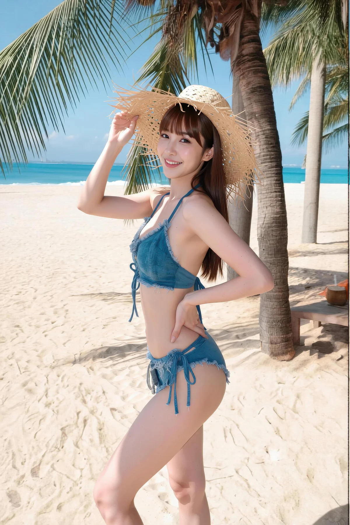 AIG  No.425 婉婉牛仔沙滩比基尼 - 28