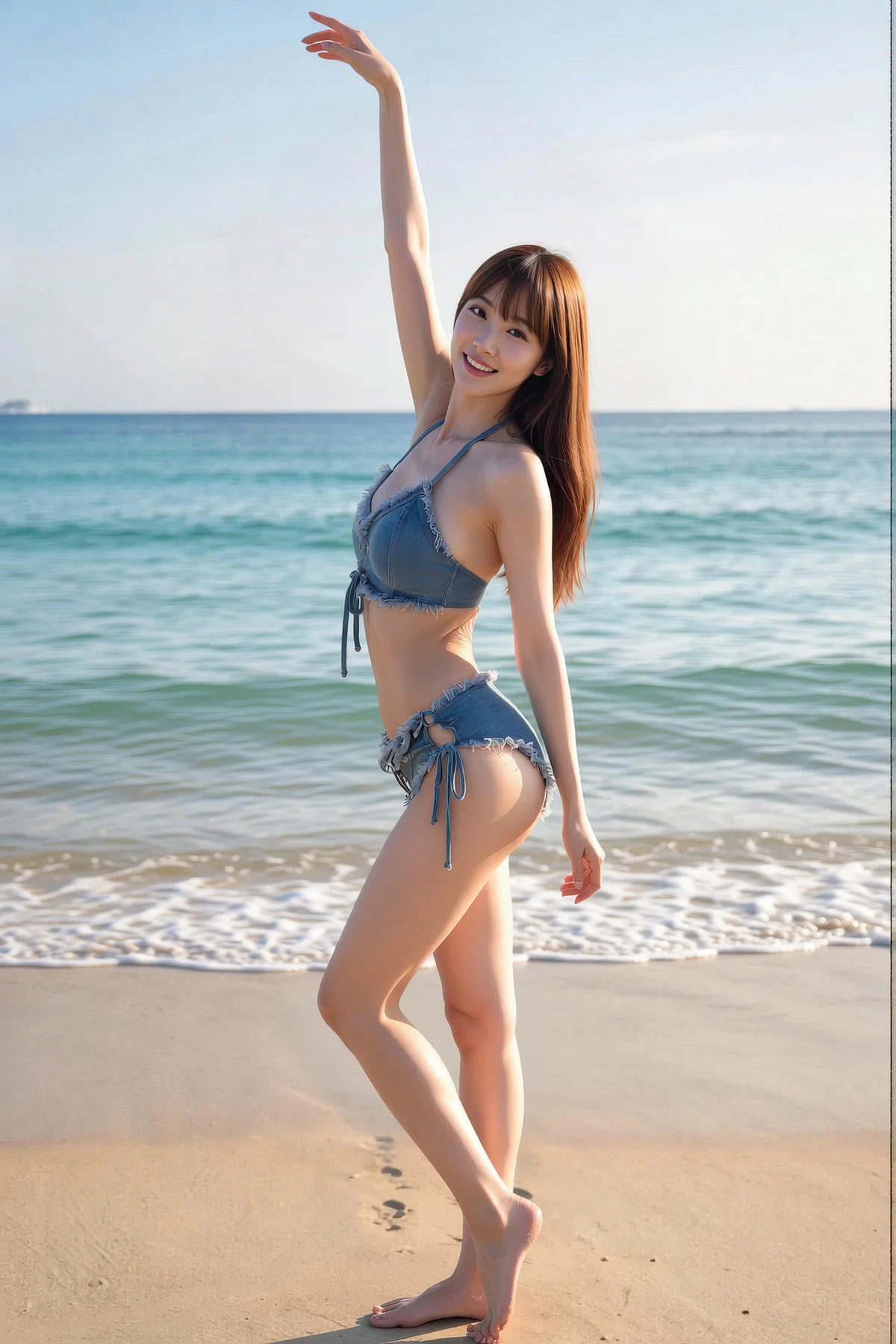 AIG  No.425 婉婉牛仔沙滩比基尼 - 73