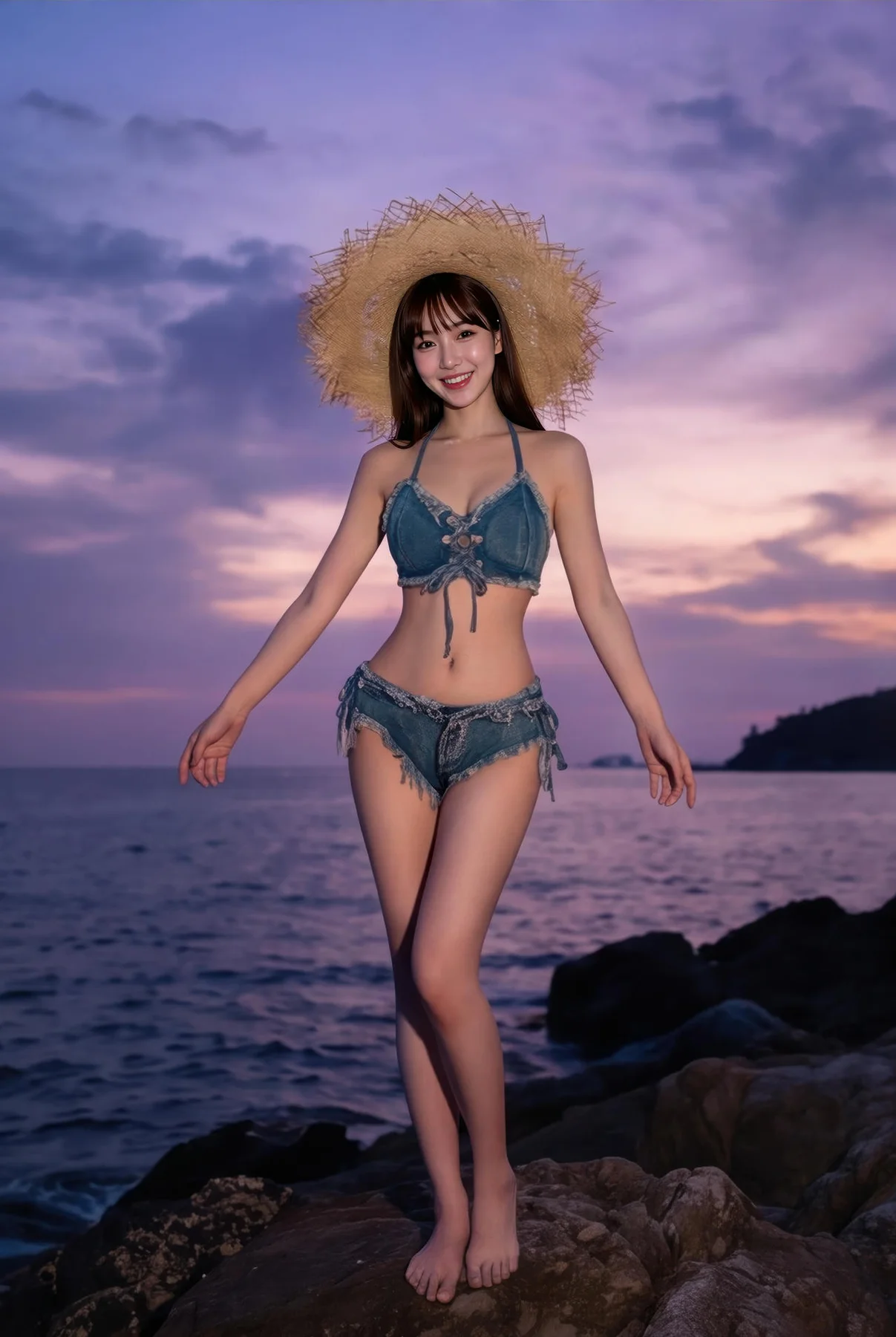 AIG  No.425 婉婉牛仔沙滩比基尼 - 76