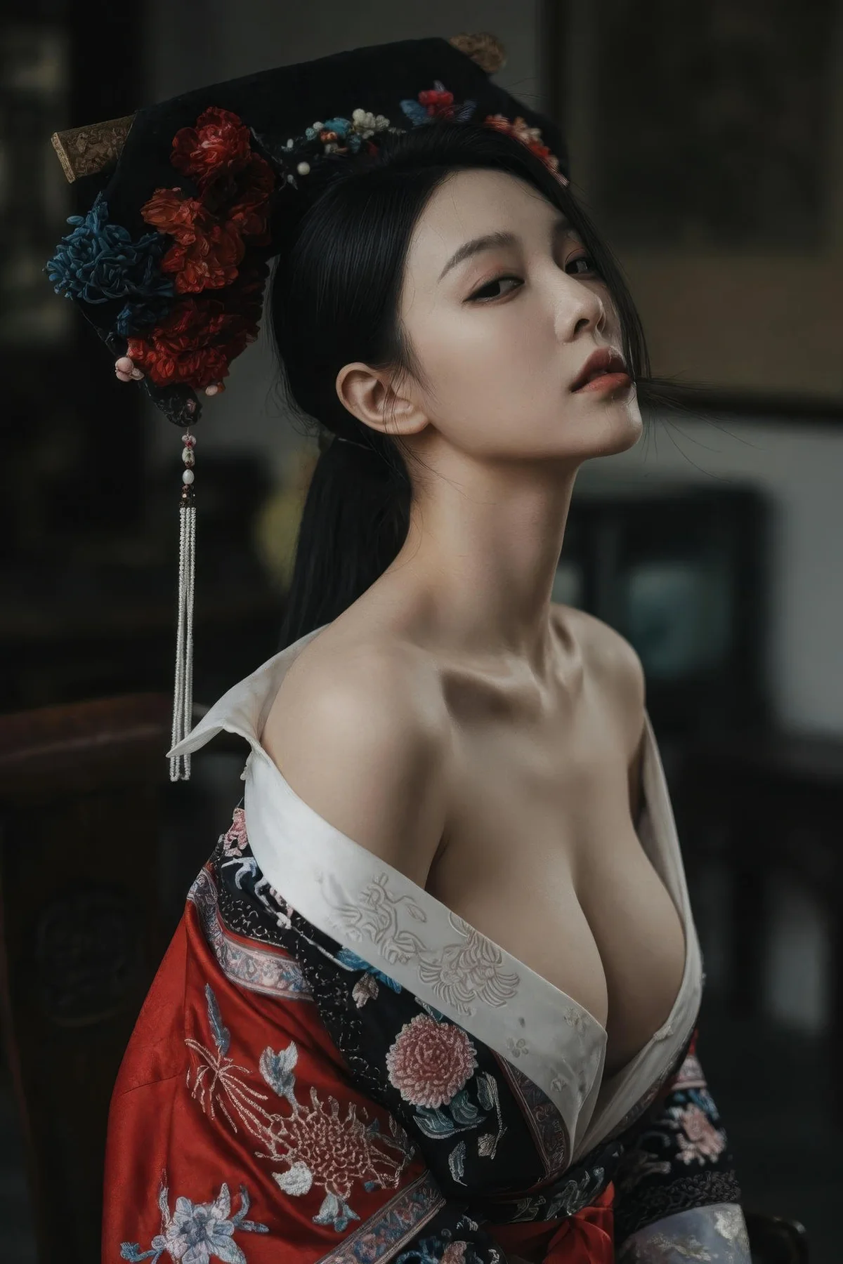 AIG  No.429 柒琪喵格格制服爆乳写真 - 13