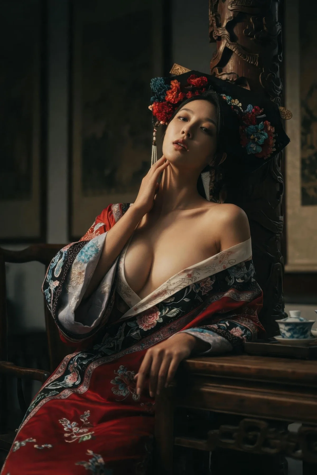AIG  No.429 柒琪喵格格制服爆乳写真 - 35