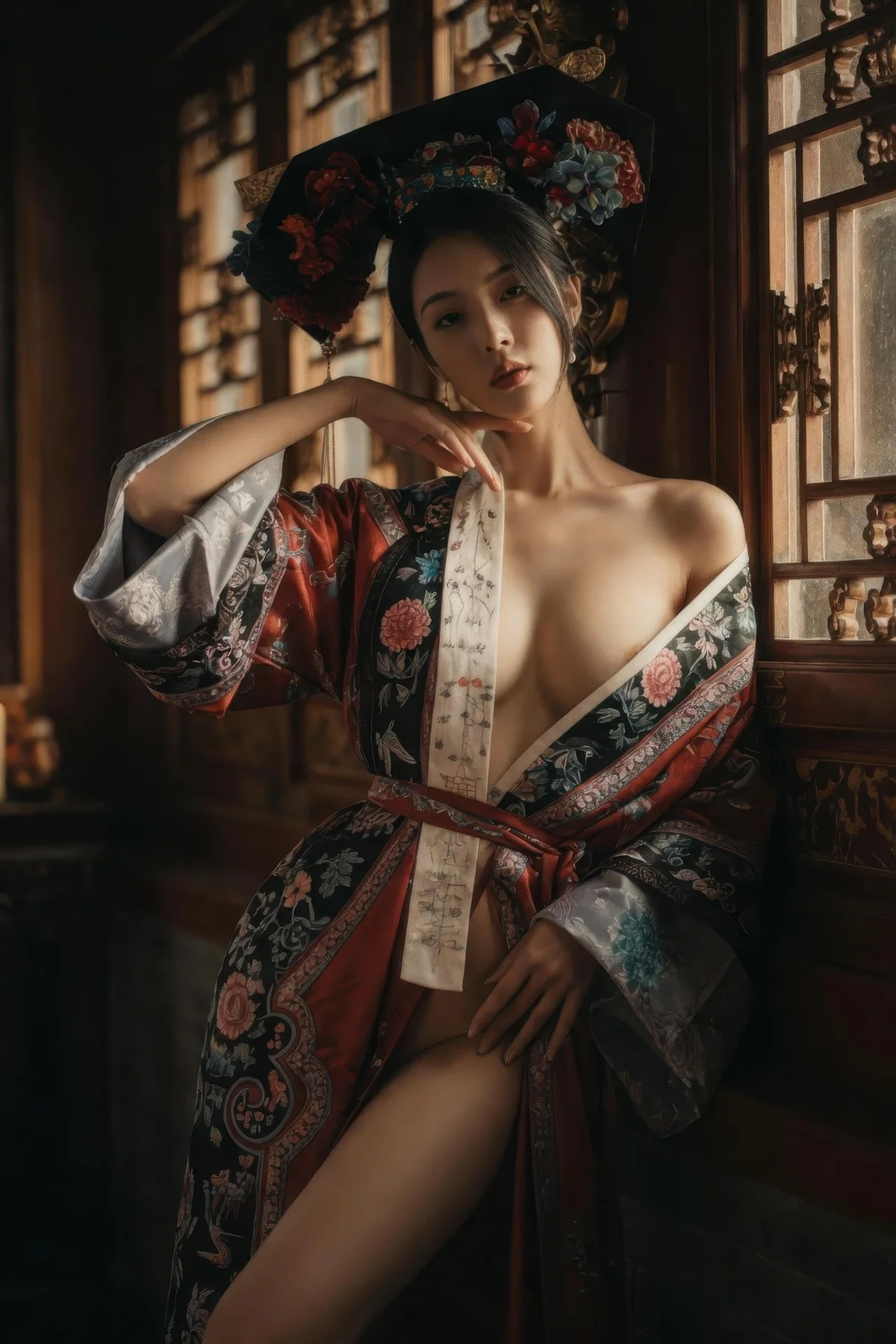 AIG  No.429 柒琪喵格格制服爆乳写真 - 39