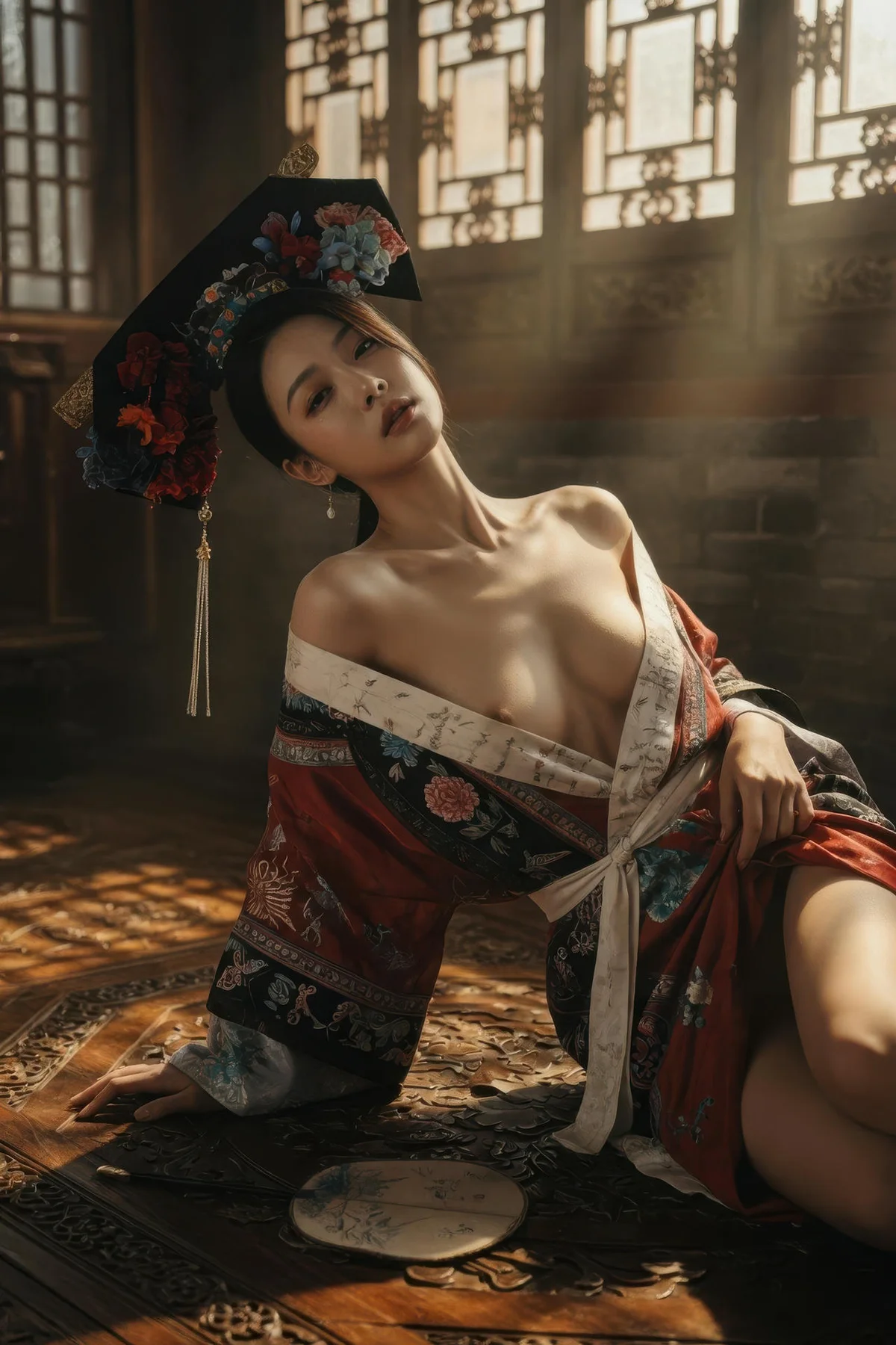 AIG  No.429 柒琪喵格格制服爆乳写真 - 42