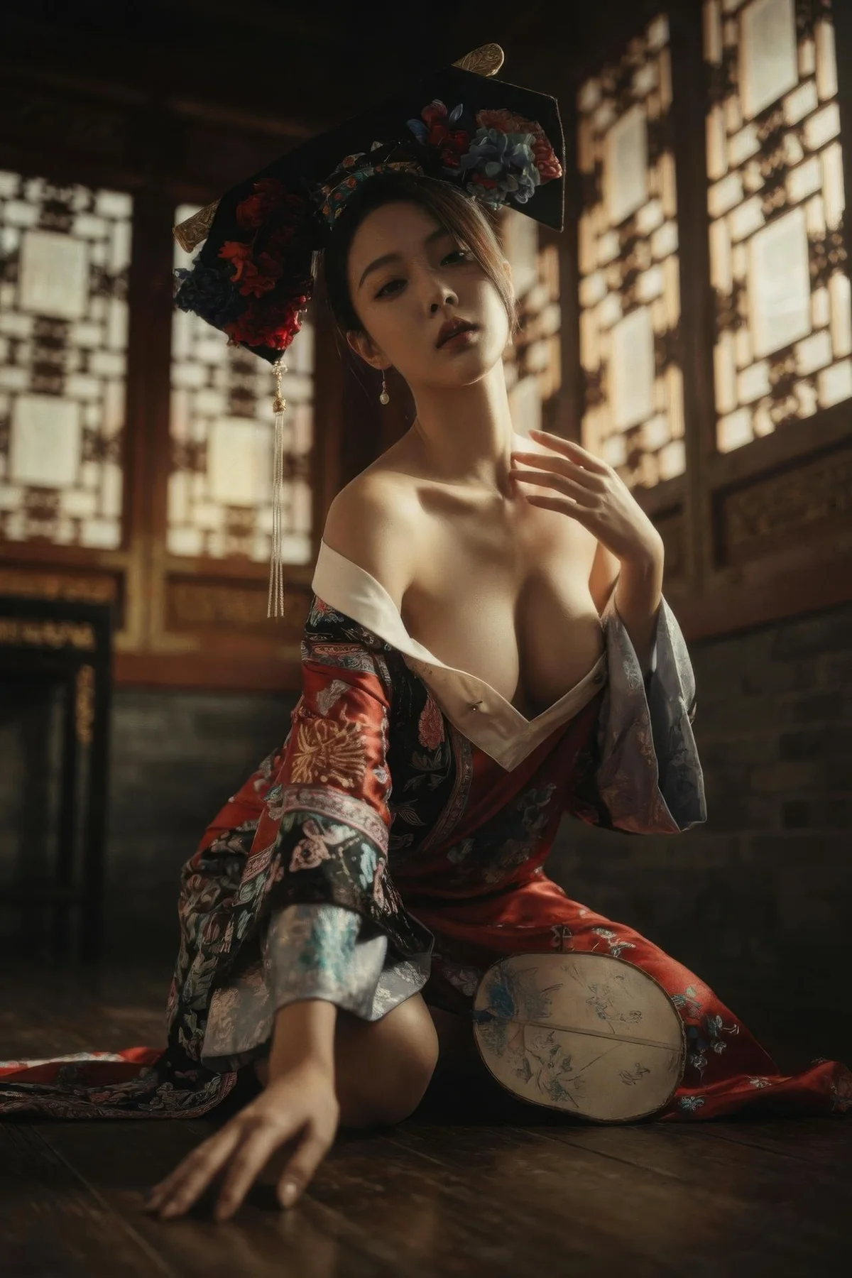 AIG  No.429 柒琪喵格格制服爆乳写真 - 43