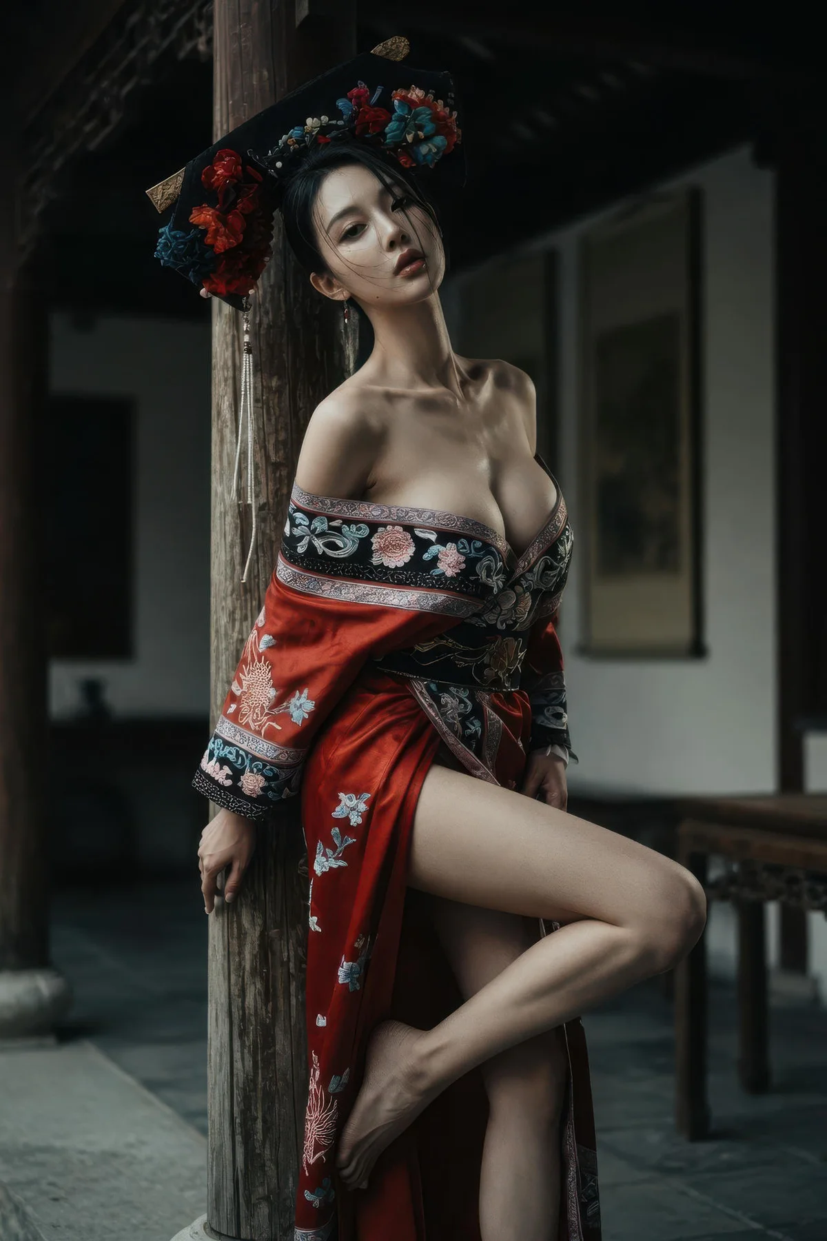 AIG  No.429 柒琪喵格格制服爆乳写真 - 45