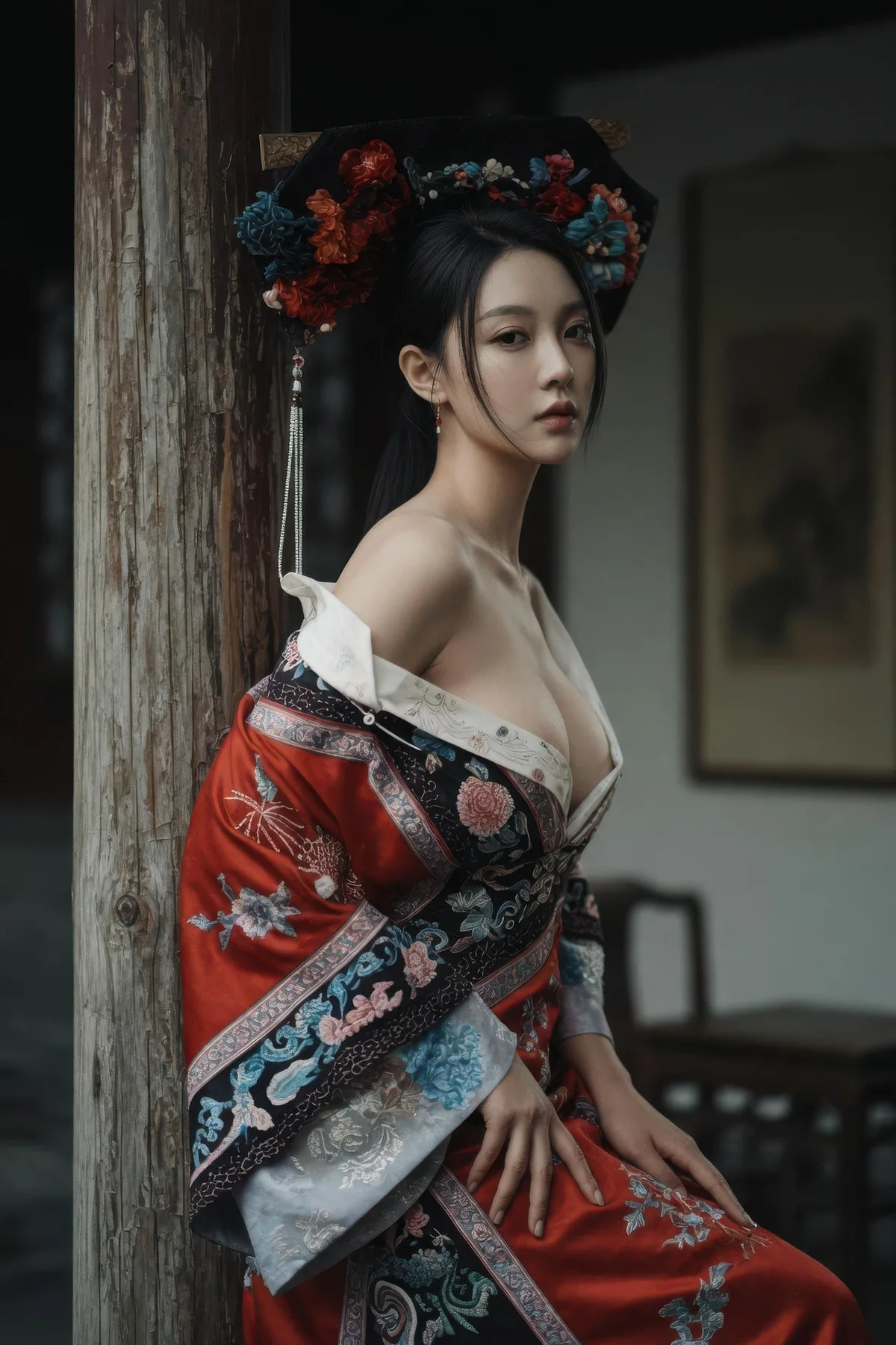 AIG  No.429 柒琪喵格格制服爆乳写真 - 47
