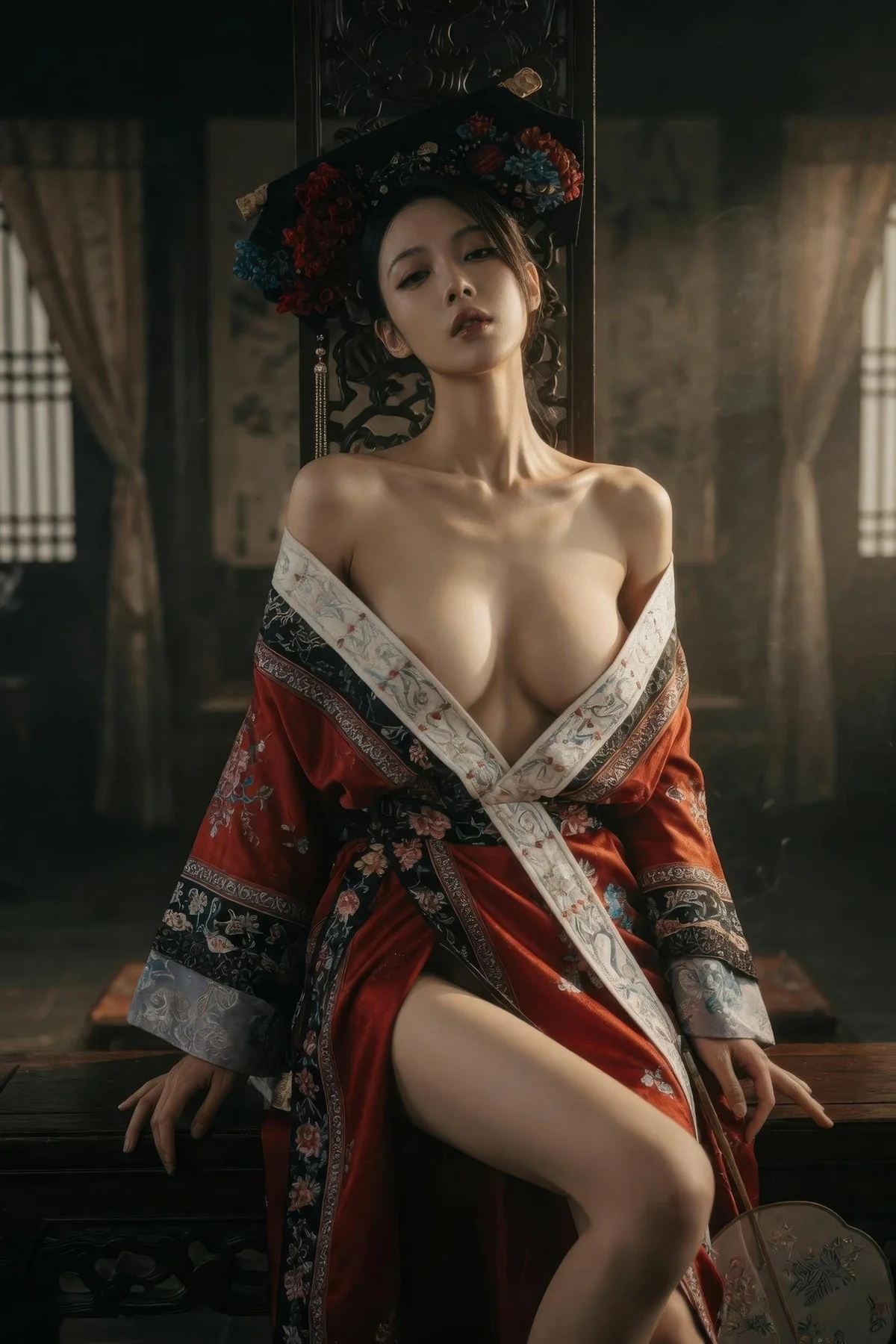 AIG  No.429 柒琪喵格格制服爆乳写真 - 51