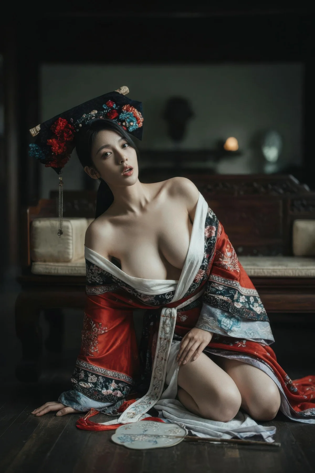 AIG  No.429 柒琪喵格格制服爆乳写真 - 53