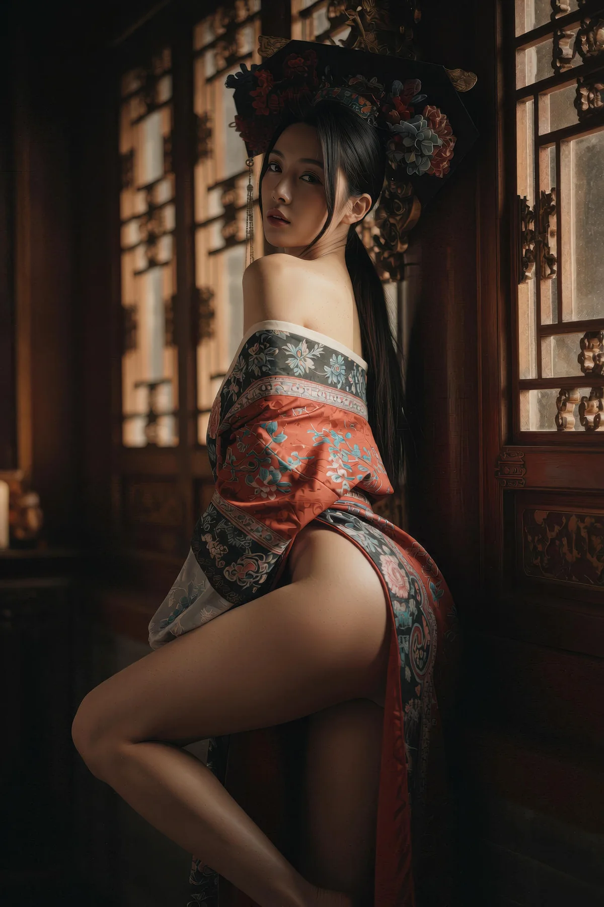 AIG  No.429 柒琪喵格格制服爆乳写真 - 66