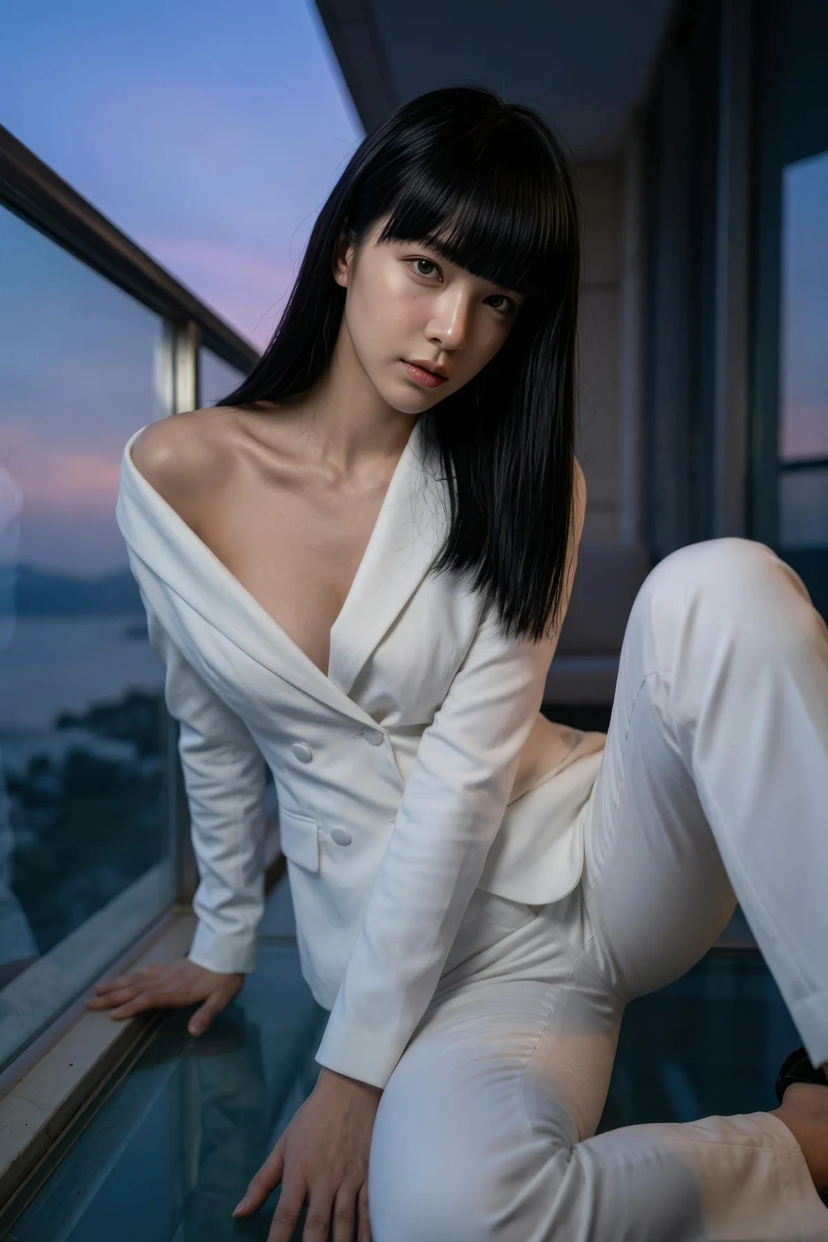 AIG  No.433 九歌lina白色ol制服爆乳 - 11