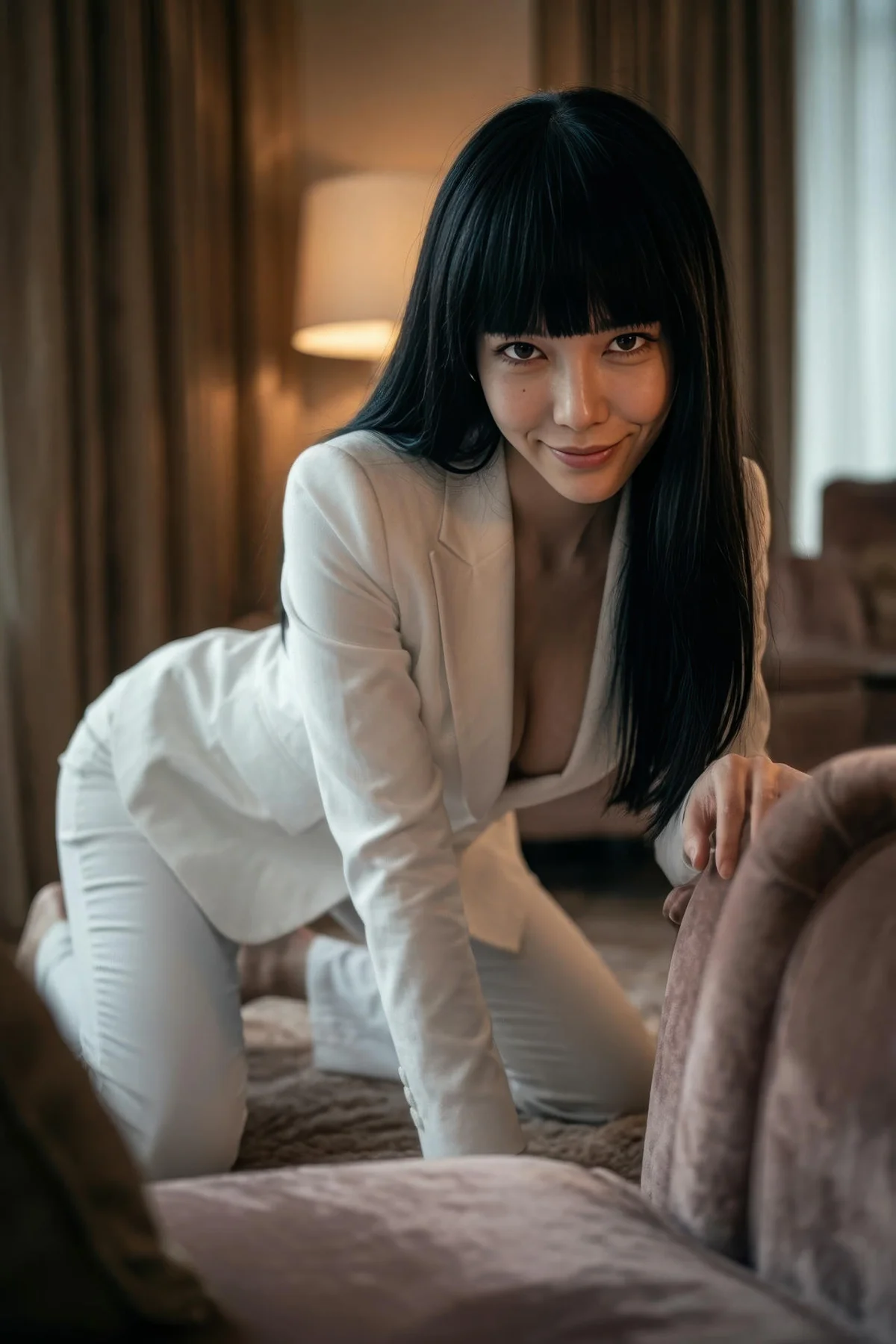 AIG  No.433 九歌lina白色ol制服爆乳 - 31