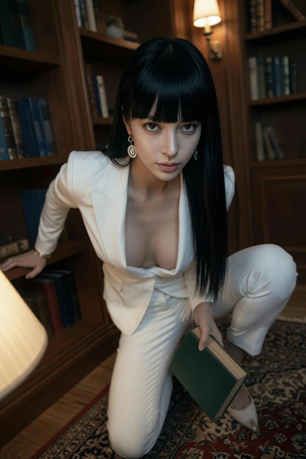 AIG  No.433 九歌lina白色ol制服爆乳 - 45