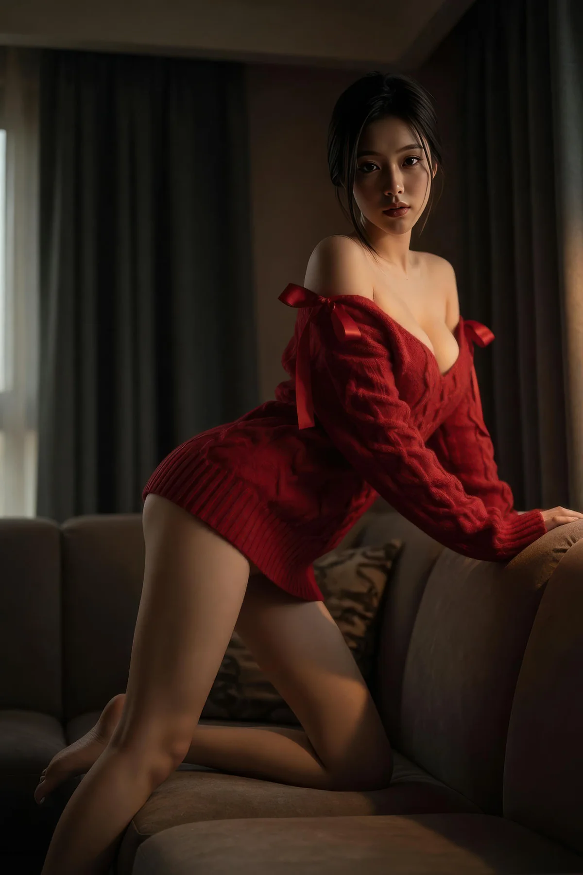 AIG  No.435 熙蕾学姐红色紧身爆乳 - 33